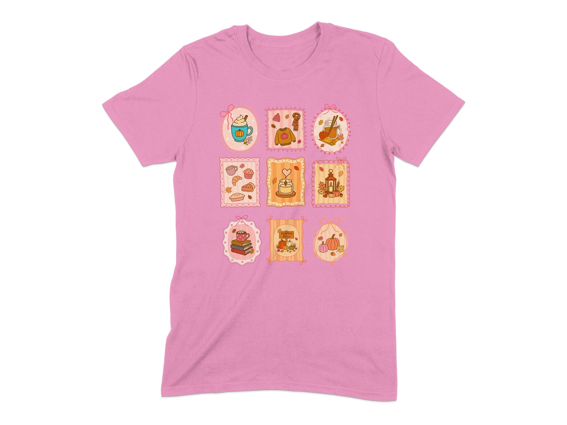 Cute Pink T-Shirt with Adorable Illustrated Designs product type