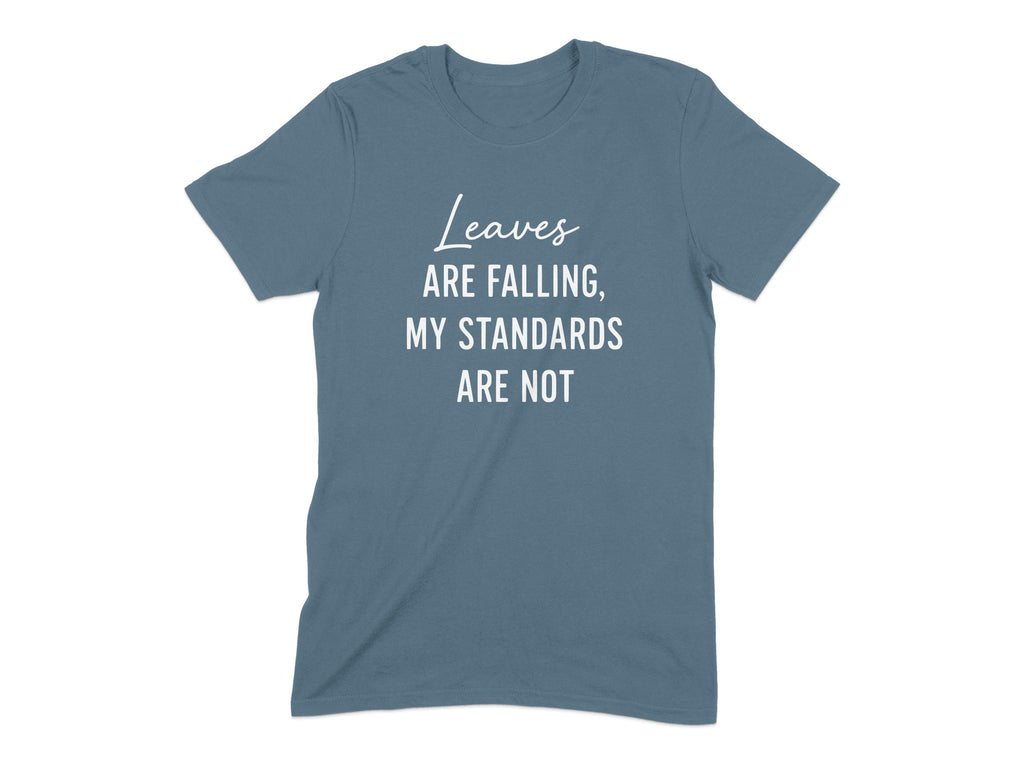 Leaves Are Falling My Standards Are Not Product Type