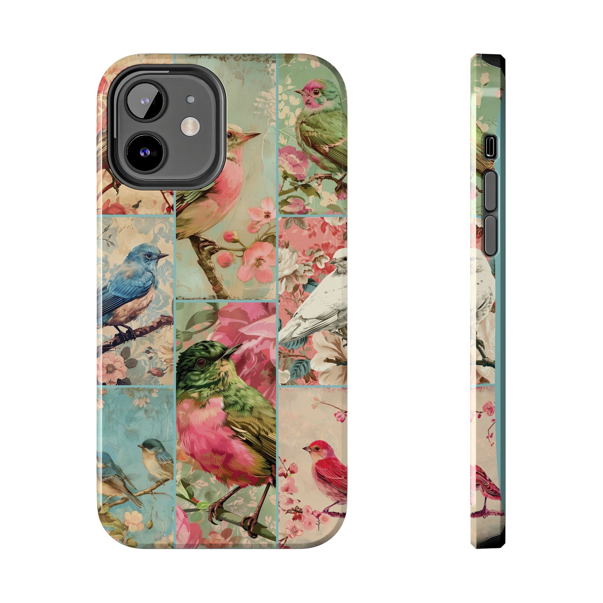 Vintage Birds & Florals Phone Case
