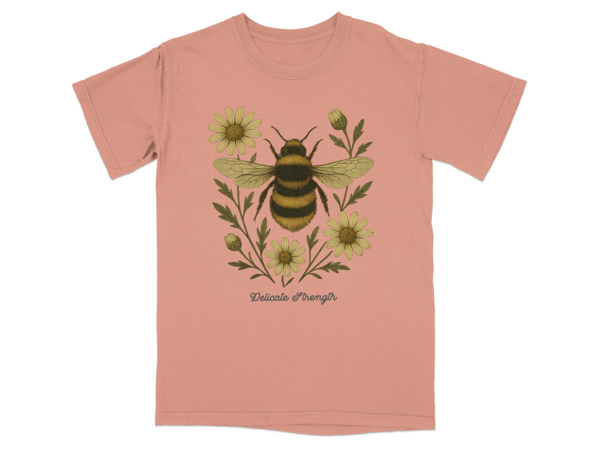 Delicate Strength Bee and Floral Design Shirt product