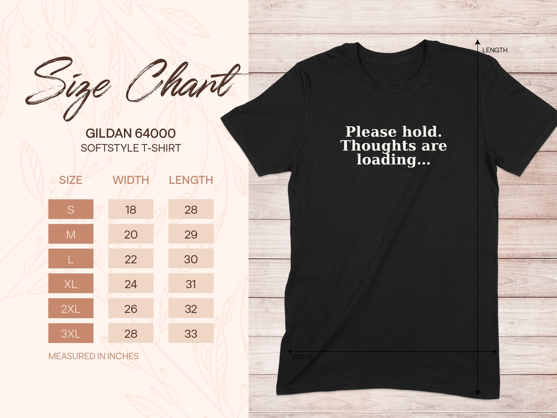 Please Hold Thoughts Are Loading T-Shirt product