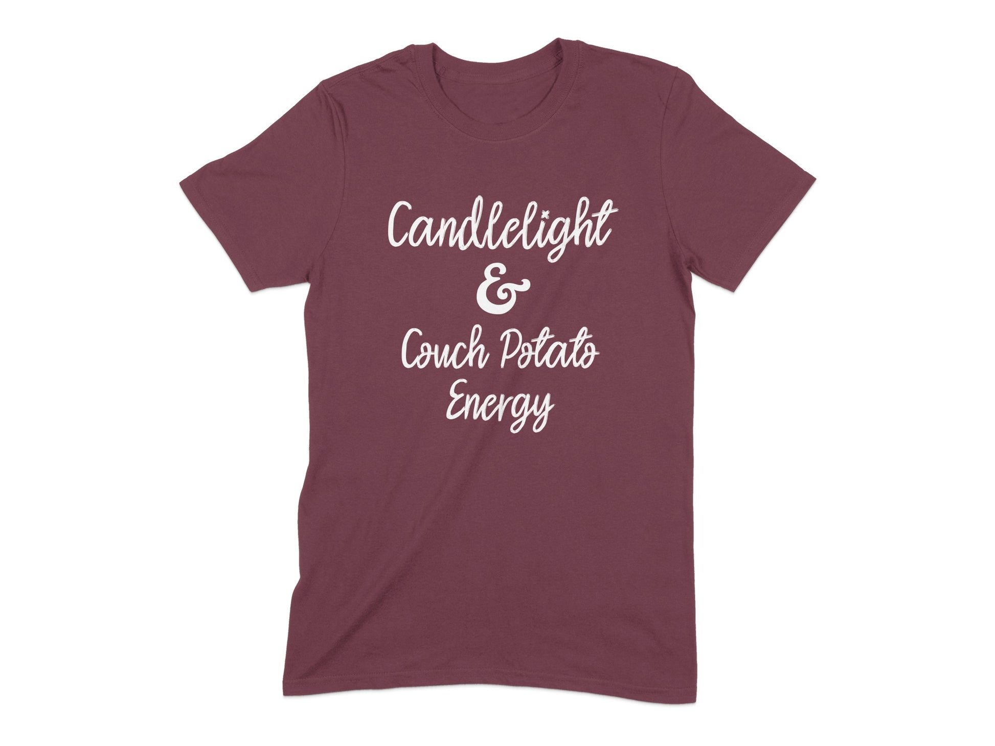 Candlelight and Couch Potato Energy T-shirt product type