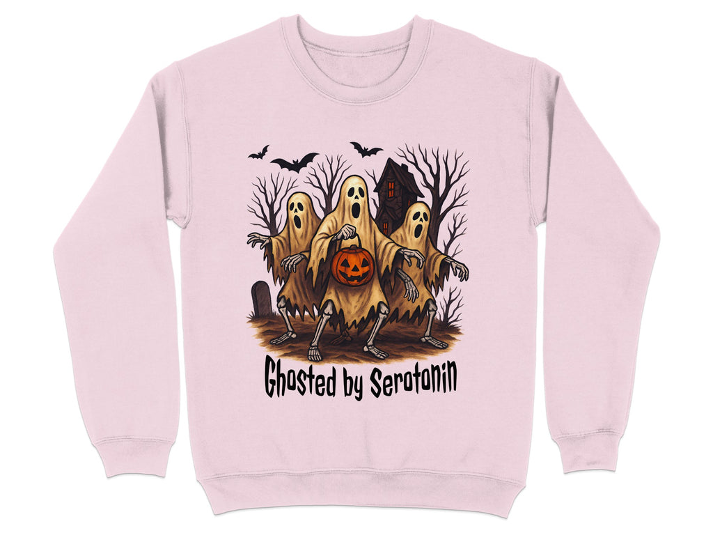 Ghosted by Serotonin Halloween Sweatshirt product type