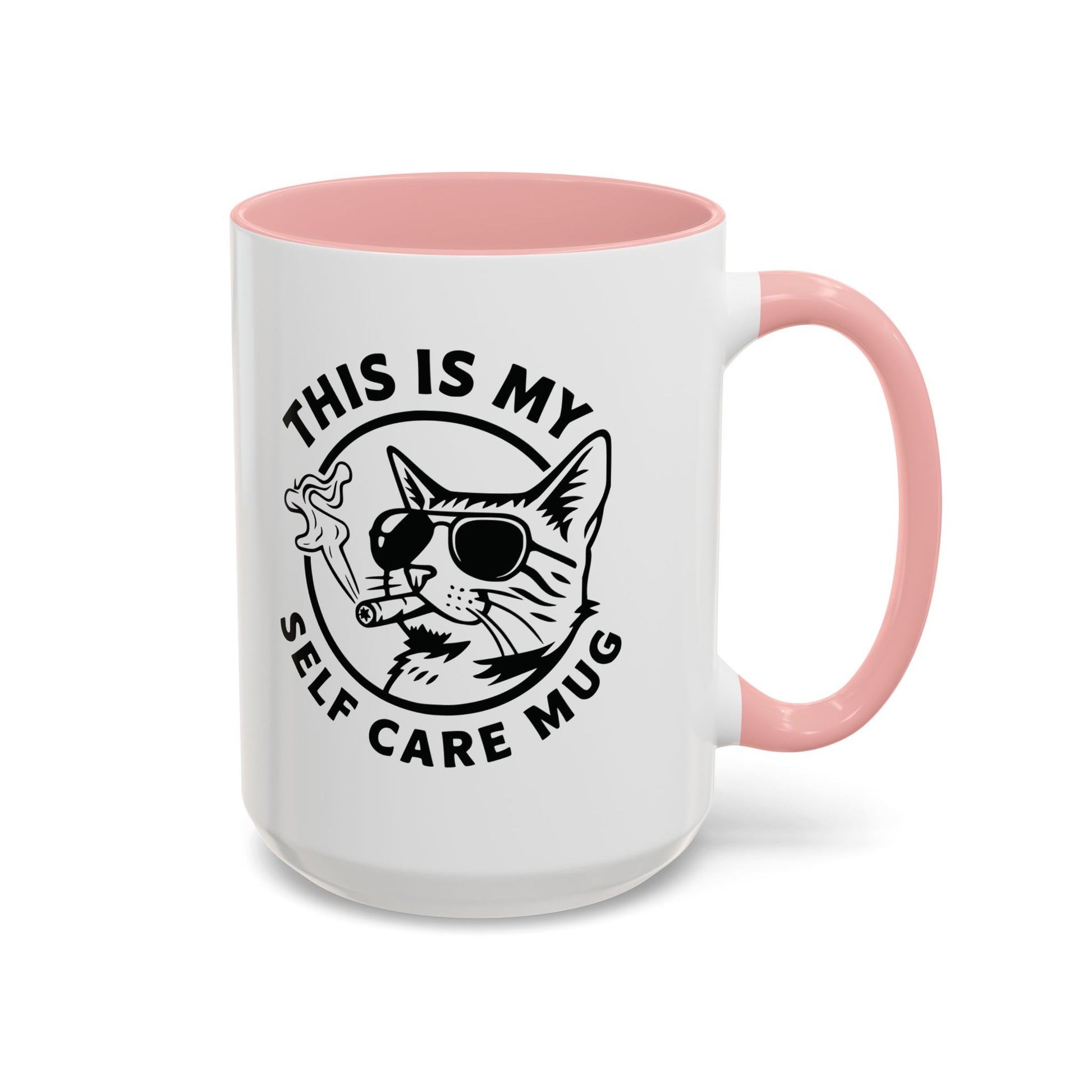 This Is My Self Care Mug — Sarcastic Cat Coffee Mug Ceramic Mug - 11oz & 15oz Coffee Cup