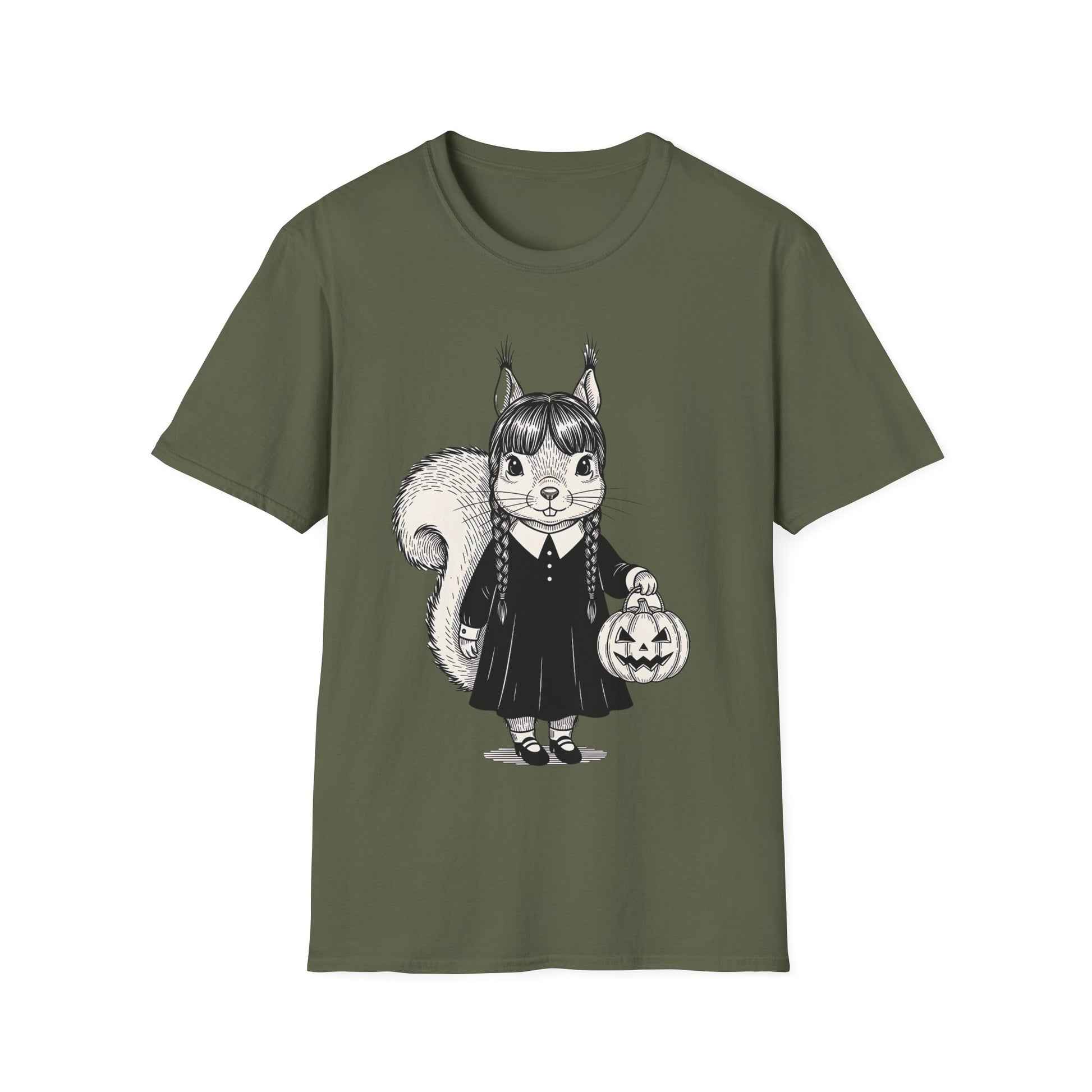 Funny Wednesday Squirrel Halloween Unisex T-Shirt
