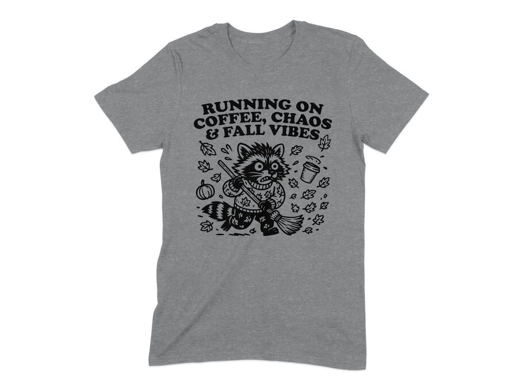 Running on Coffee Chaos Fall Vibes Graphic Tee product