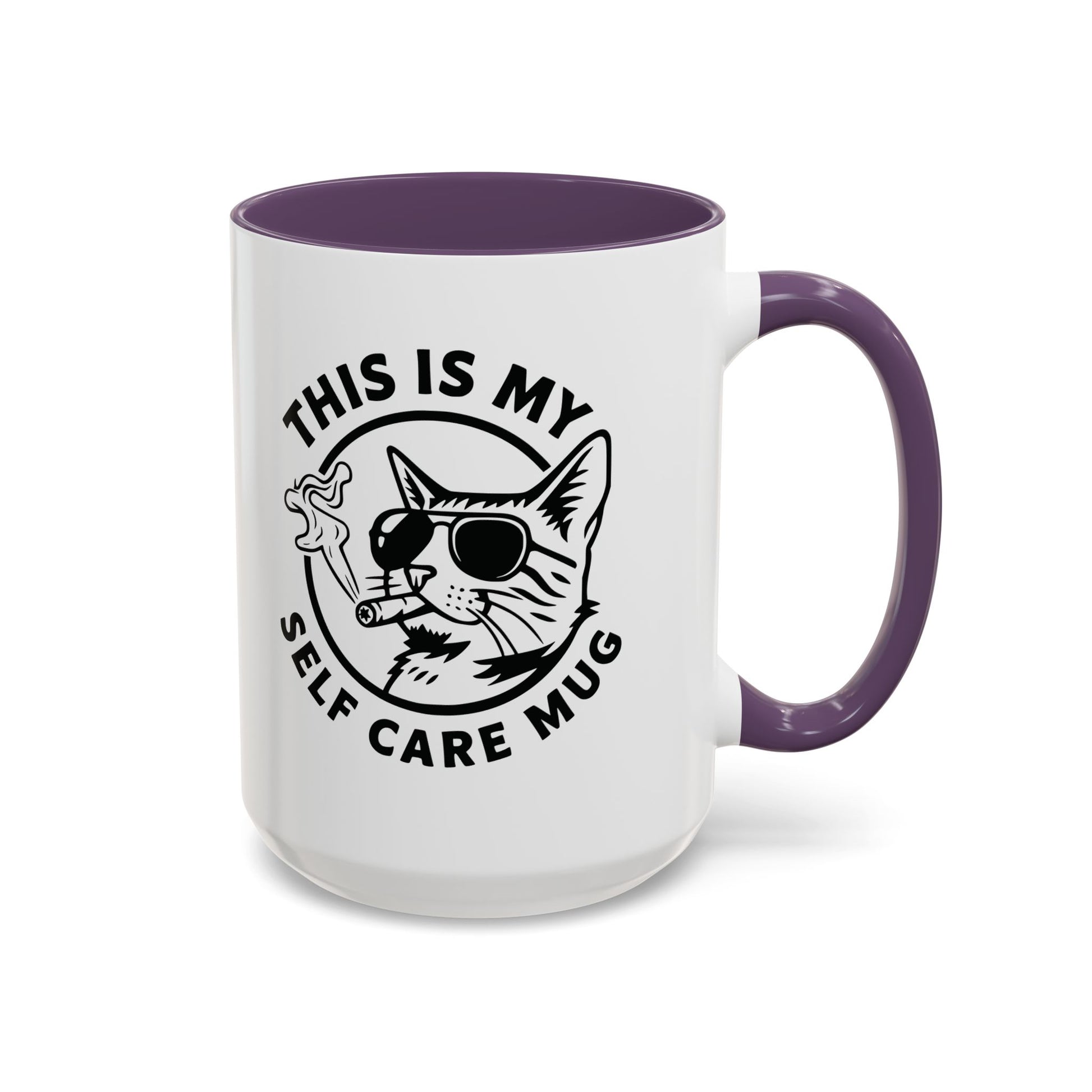 This Is My Self Care Mug — Sarcastic Cat Coffee Mug Ceramic Mug - 11oz & 15oz Coffee Cup