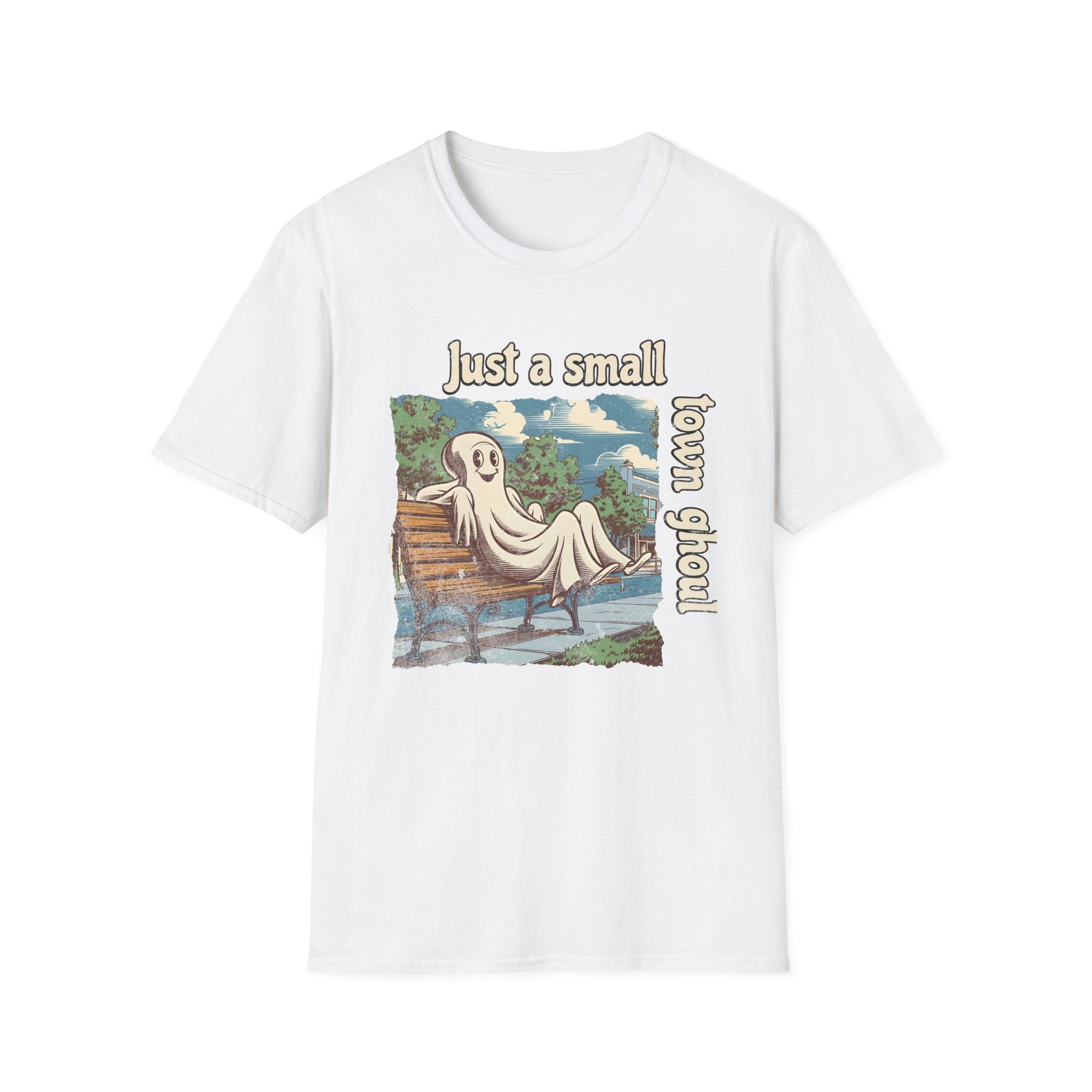 Just A Small Town Ghoul Funny Halloween Tee, Unisex T-Shirt XS-5XL