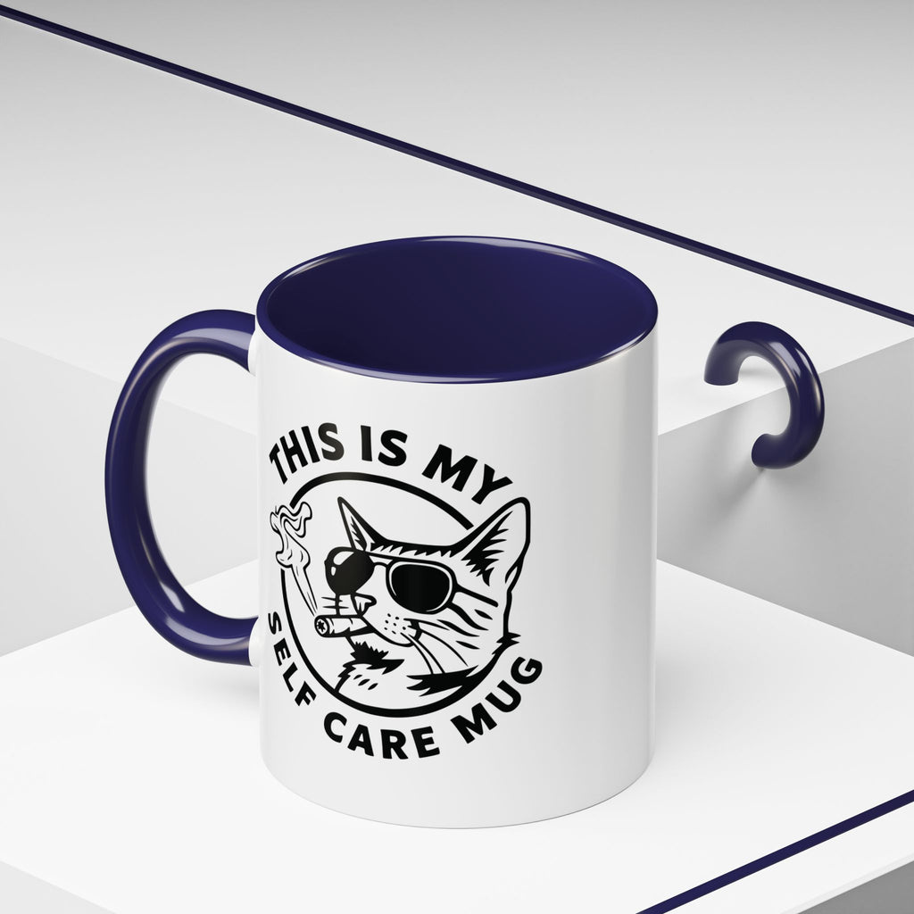 This Is My Self Care Mug — Sarcastic Cat Coffee Mug Ceramic Mug - 11oz & 15oz Coffee Cup