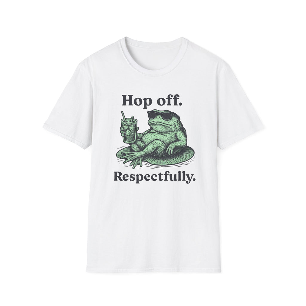 Funny Frog Quote Unisex Softstyle T-Shirt