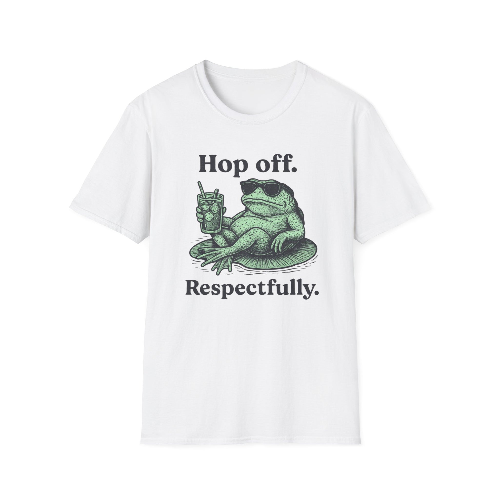Funny Frog Quote Unisex Softstyle T-Shirt