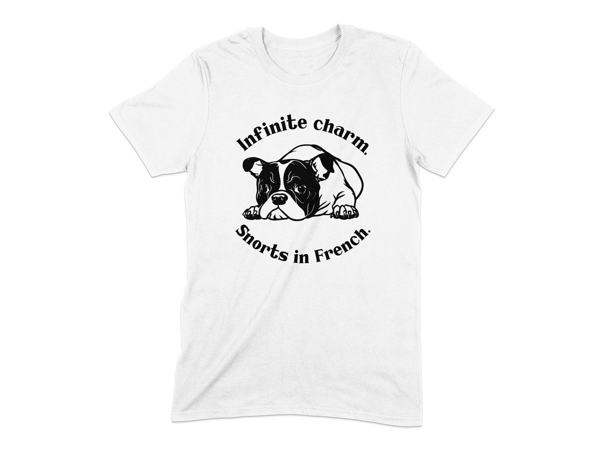 Infinite Charm Snorts in French T-shirt product type