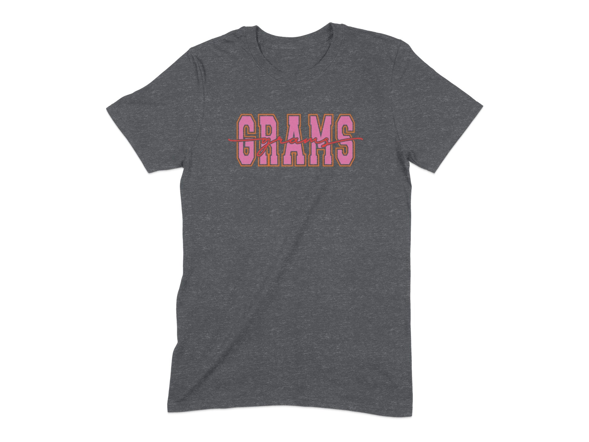 Trendy Dark Grey GRAMS Graphic Print T-Shirt product type