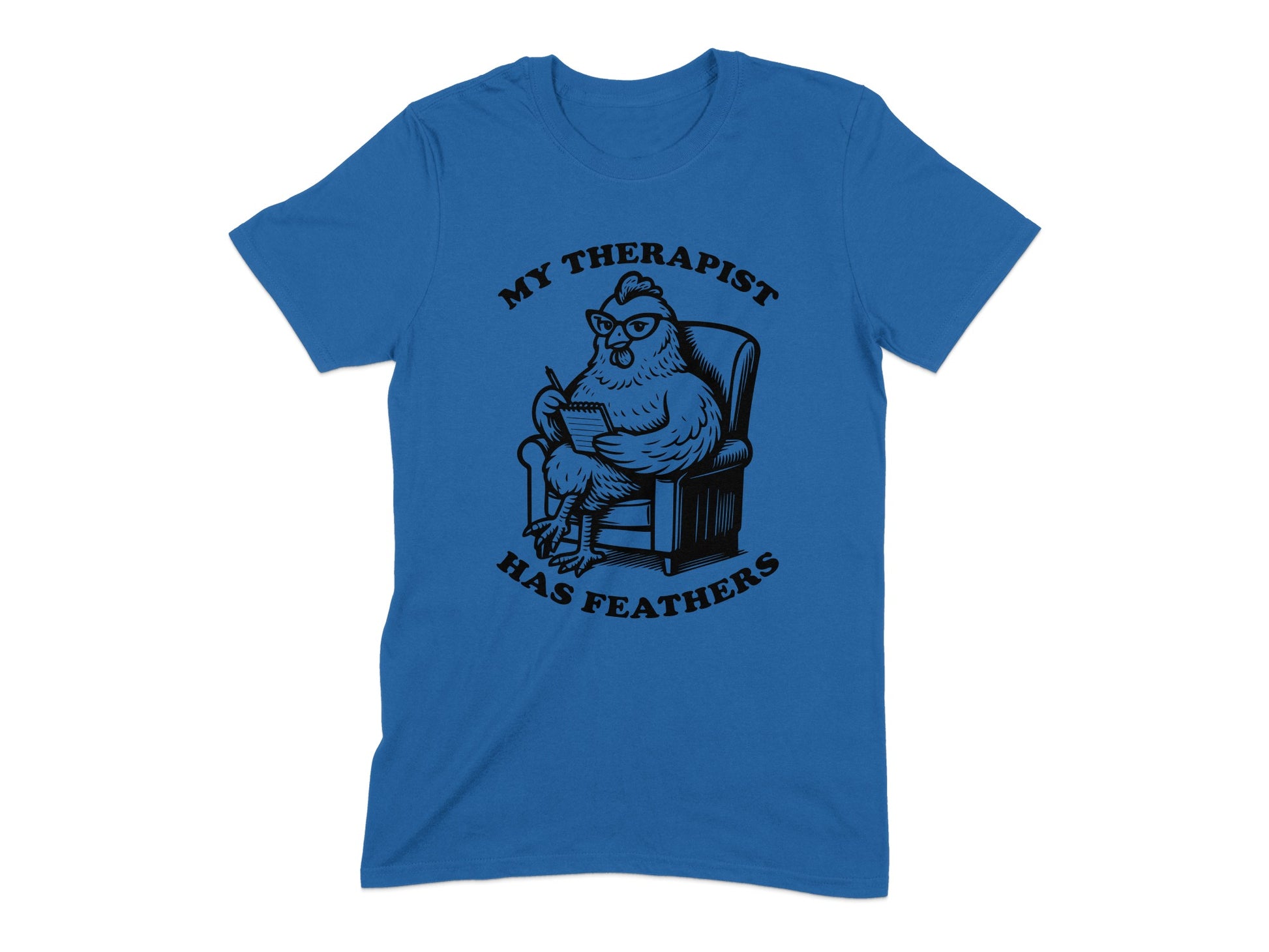 My Therapist Has Feathers Graphic Tee product