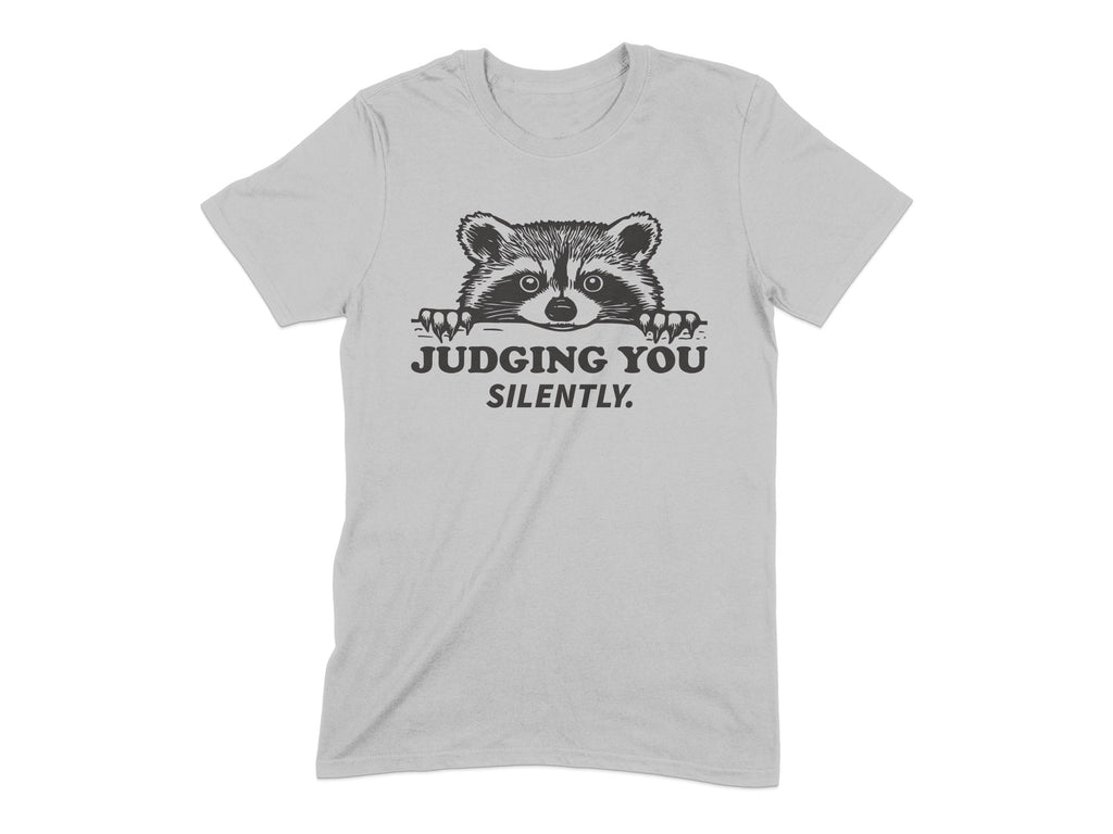 Judging You Silently Raccoon Graphic T-shirt product