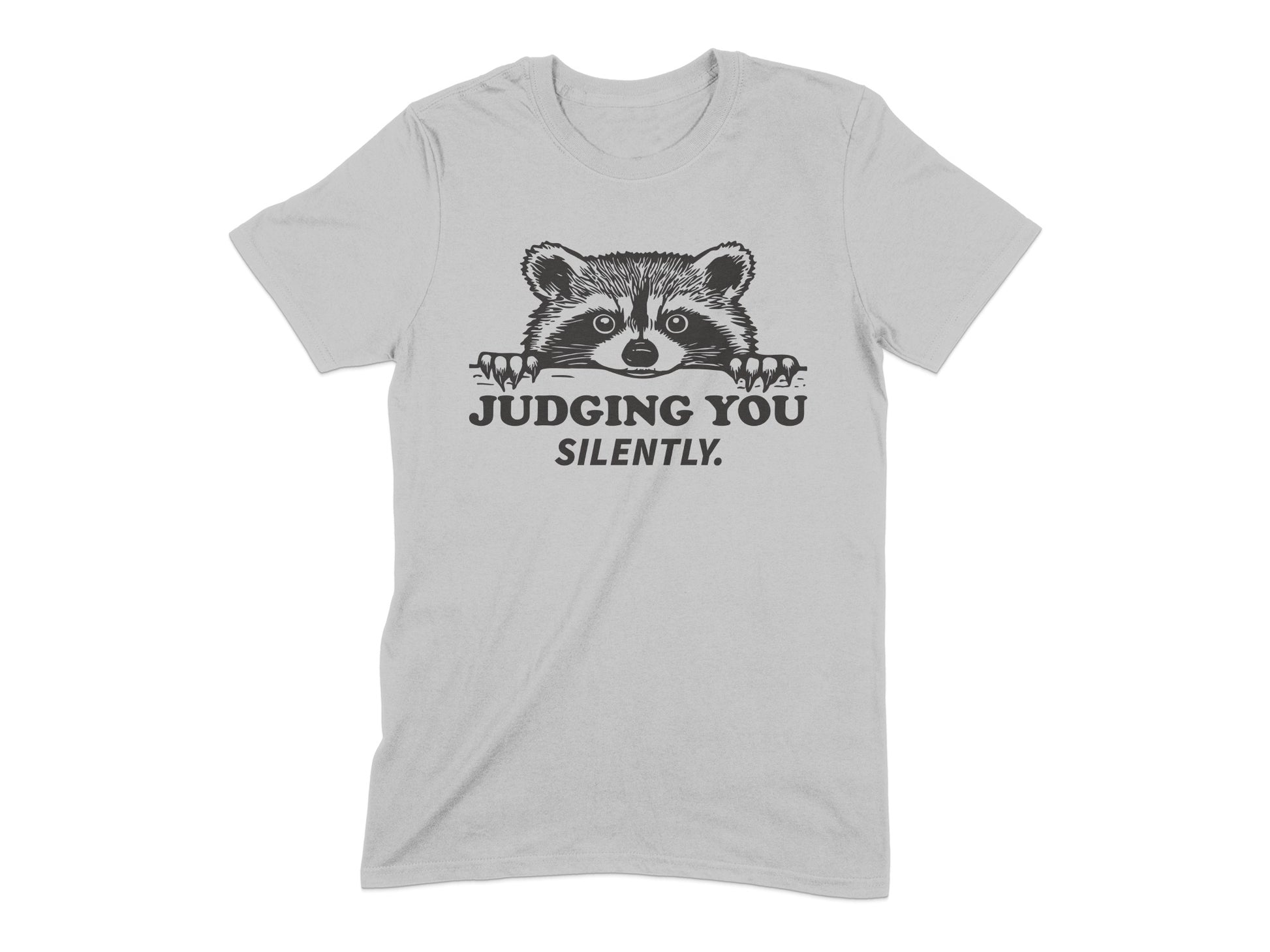 Judging You Silently Raccoon Graphic T-shirt product