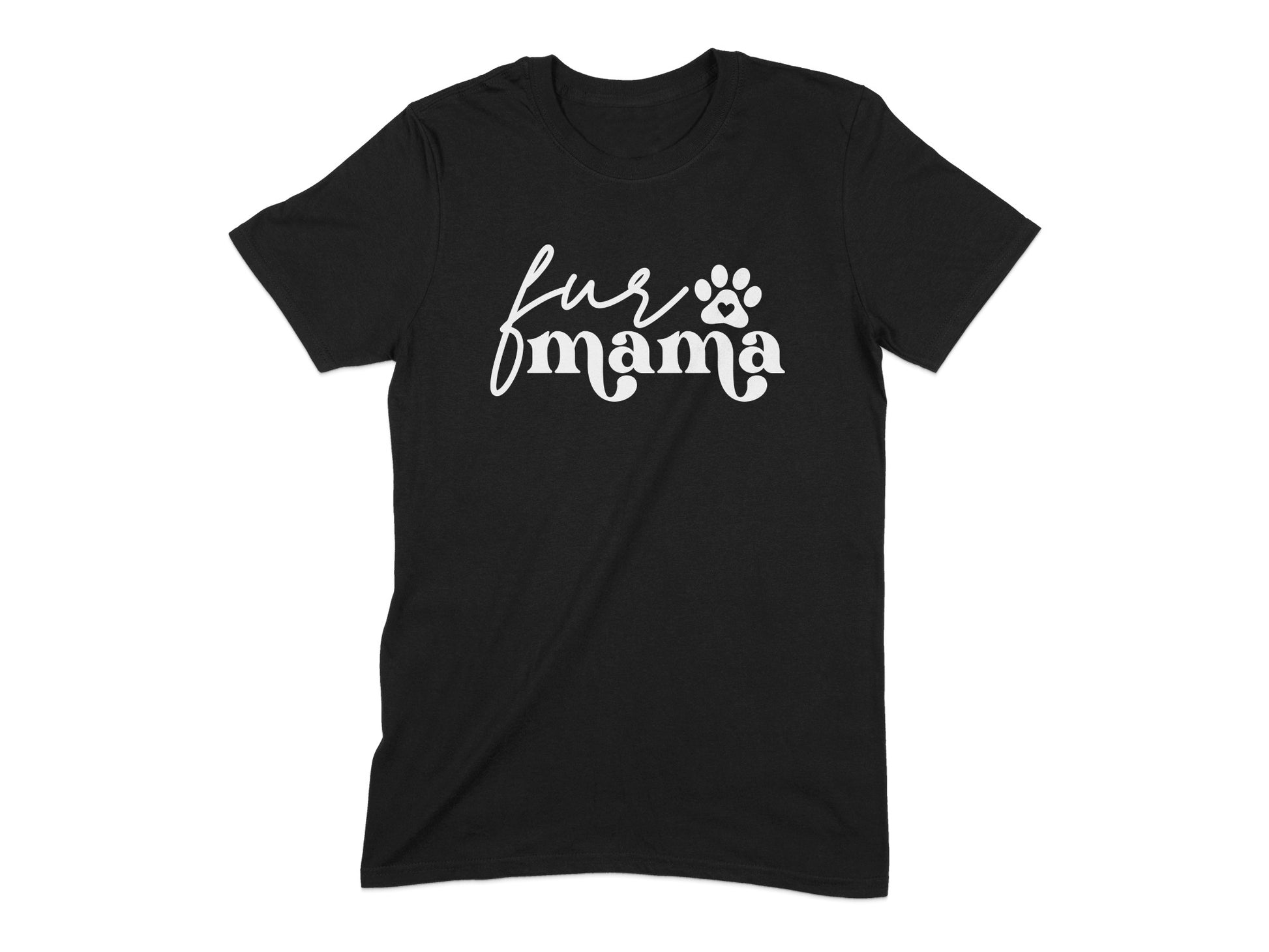 Fur Mama Paw Print Graphic T-Shirt product type