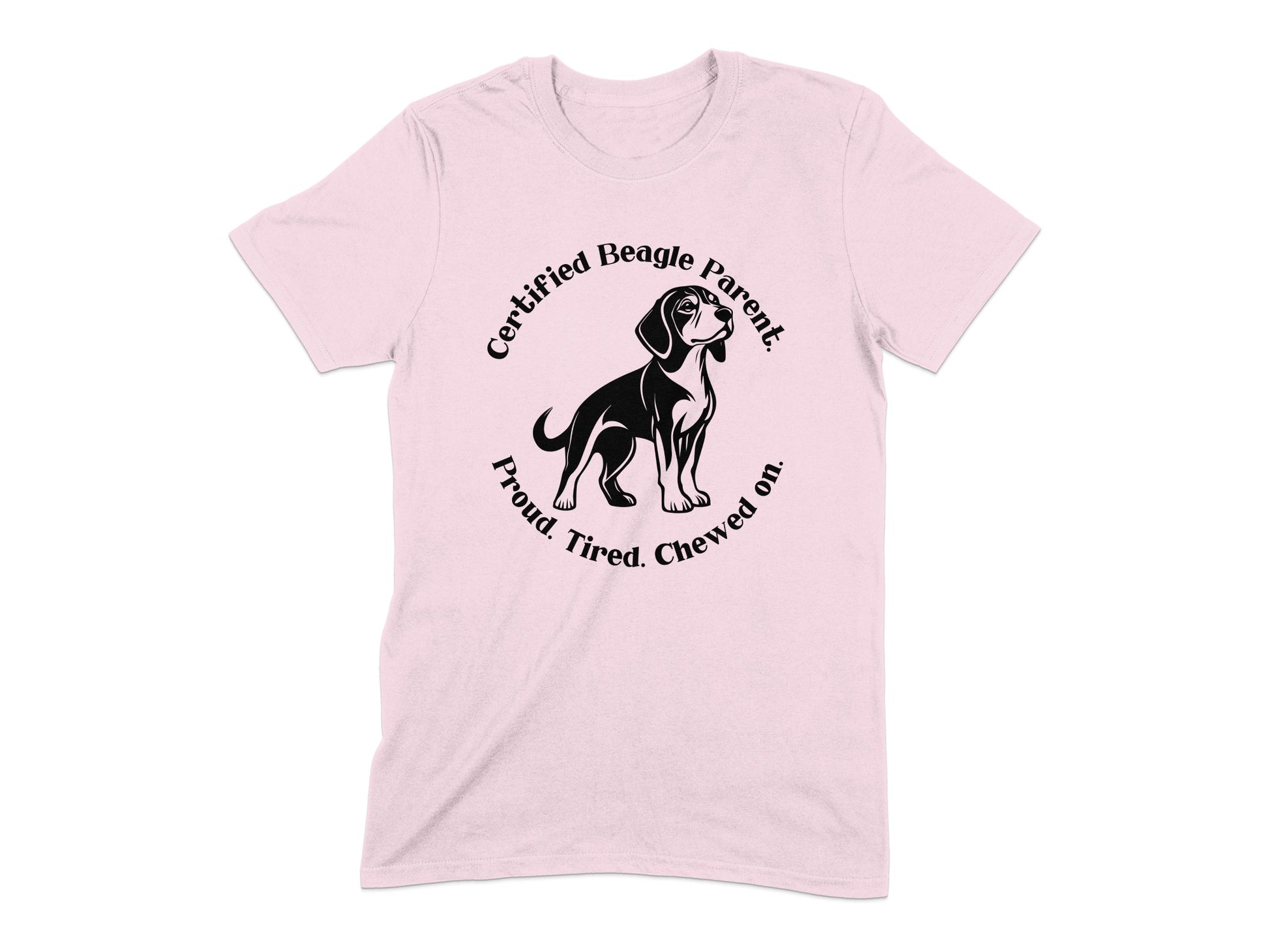 Certified Beagle Parent Tired Chewed On T-Shirt product