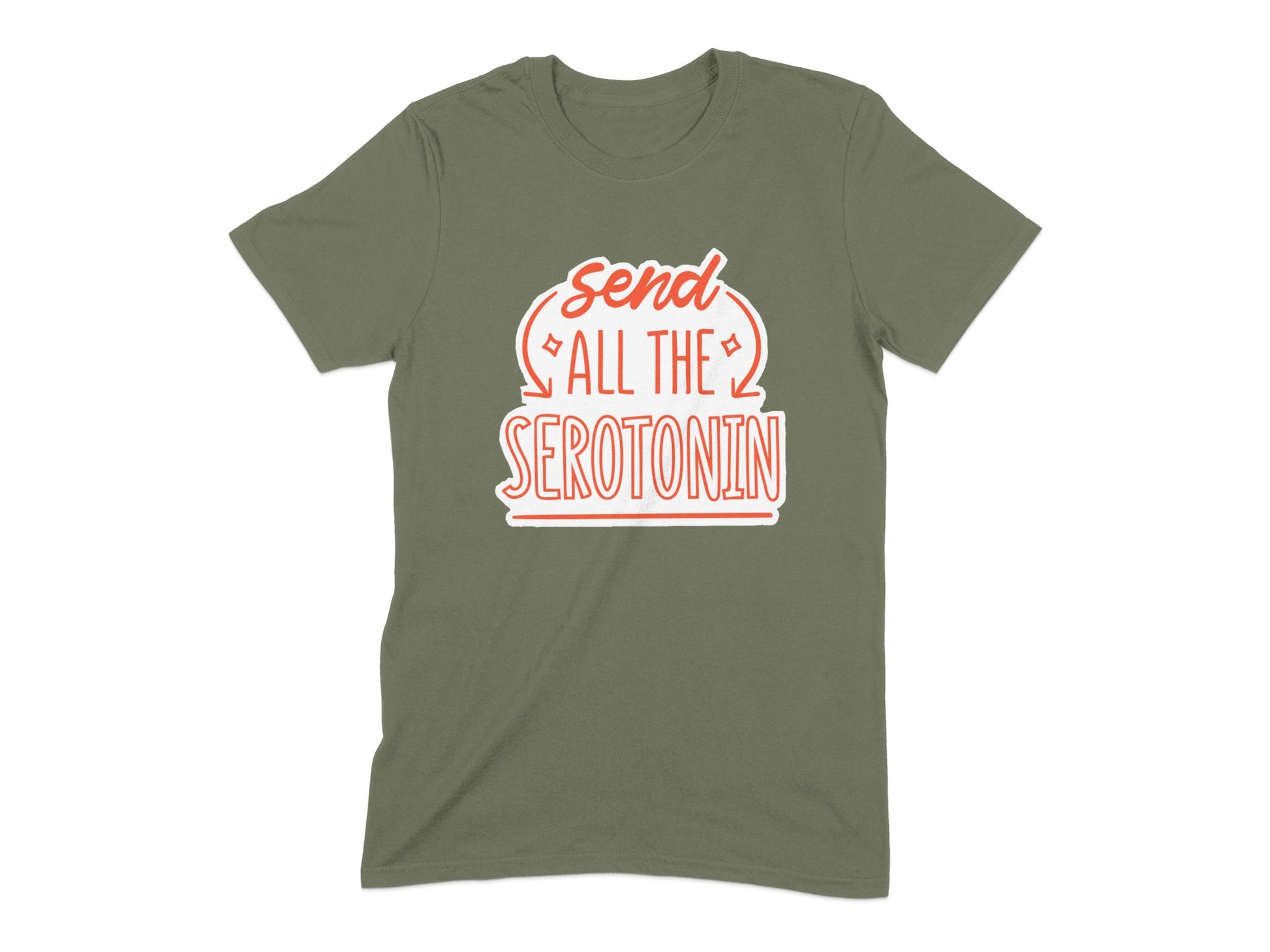 Send All the Serotonin Printed T-shirt product type
