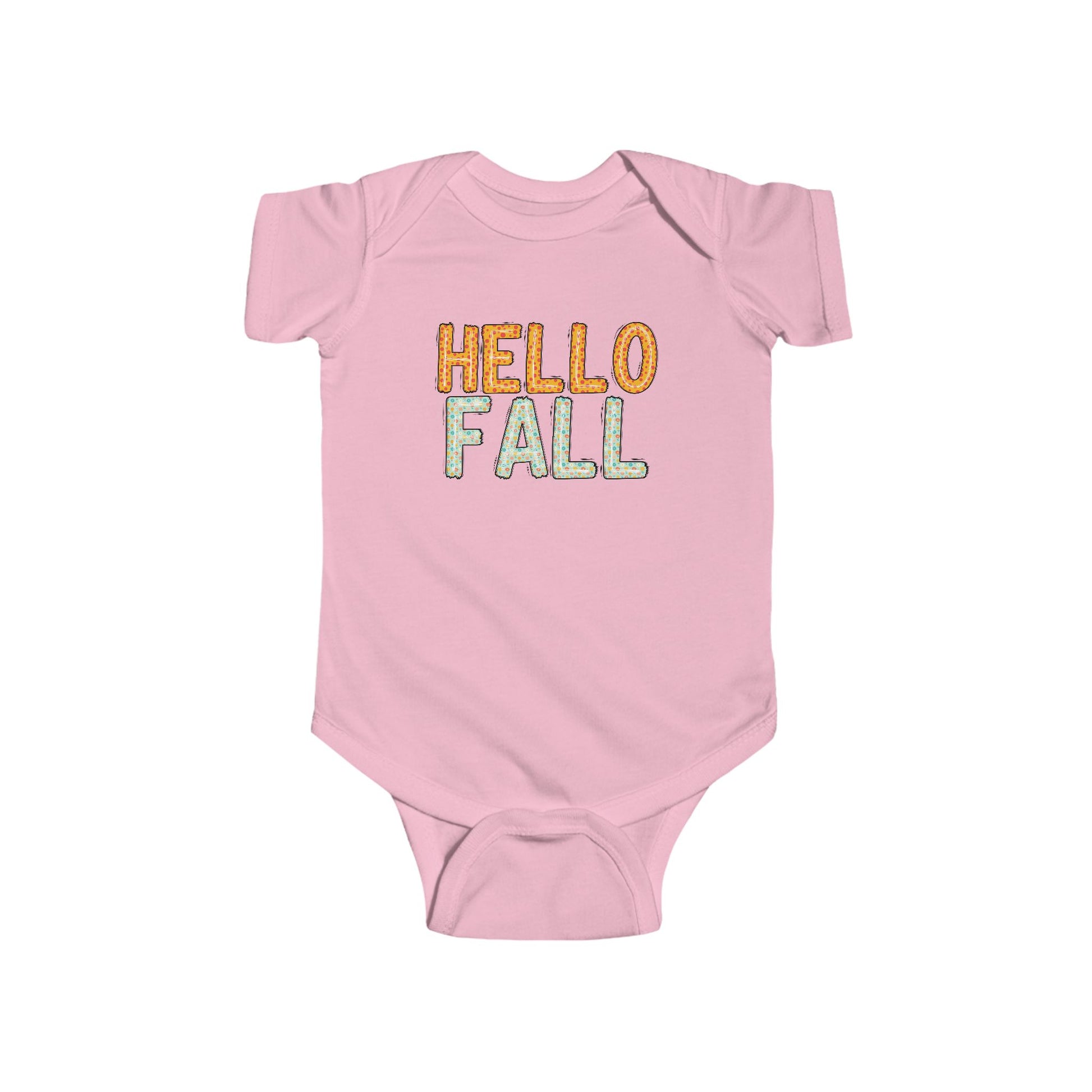 Cute Fall-Themed Infant Bodysuit, Baby Onesie, Seasonal Outfit, Autumn Clothing, Hello Fall Baby Clothing