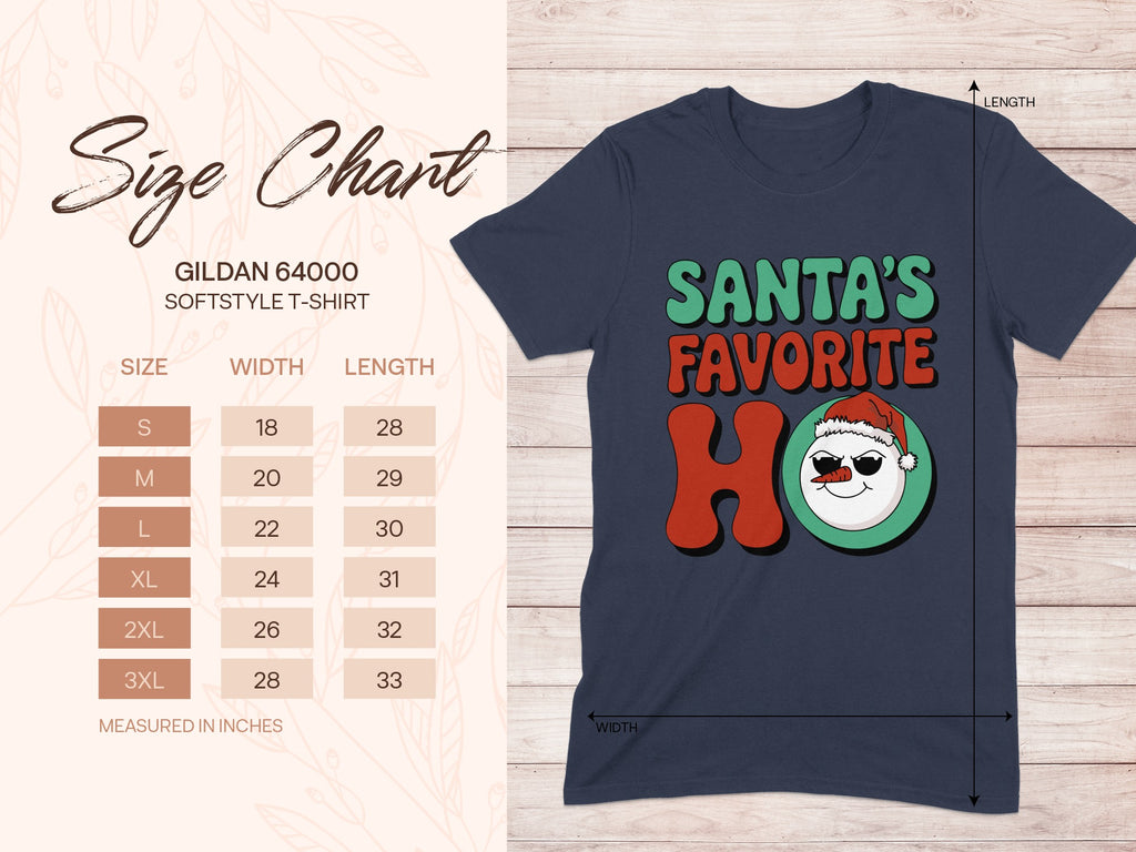 Santa's Favorite Ho Gildan 64000 Softstyle T-shirt product