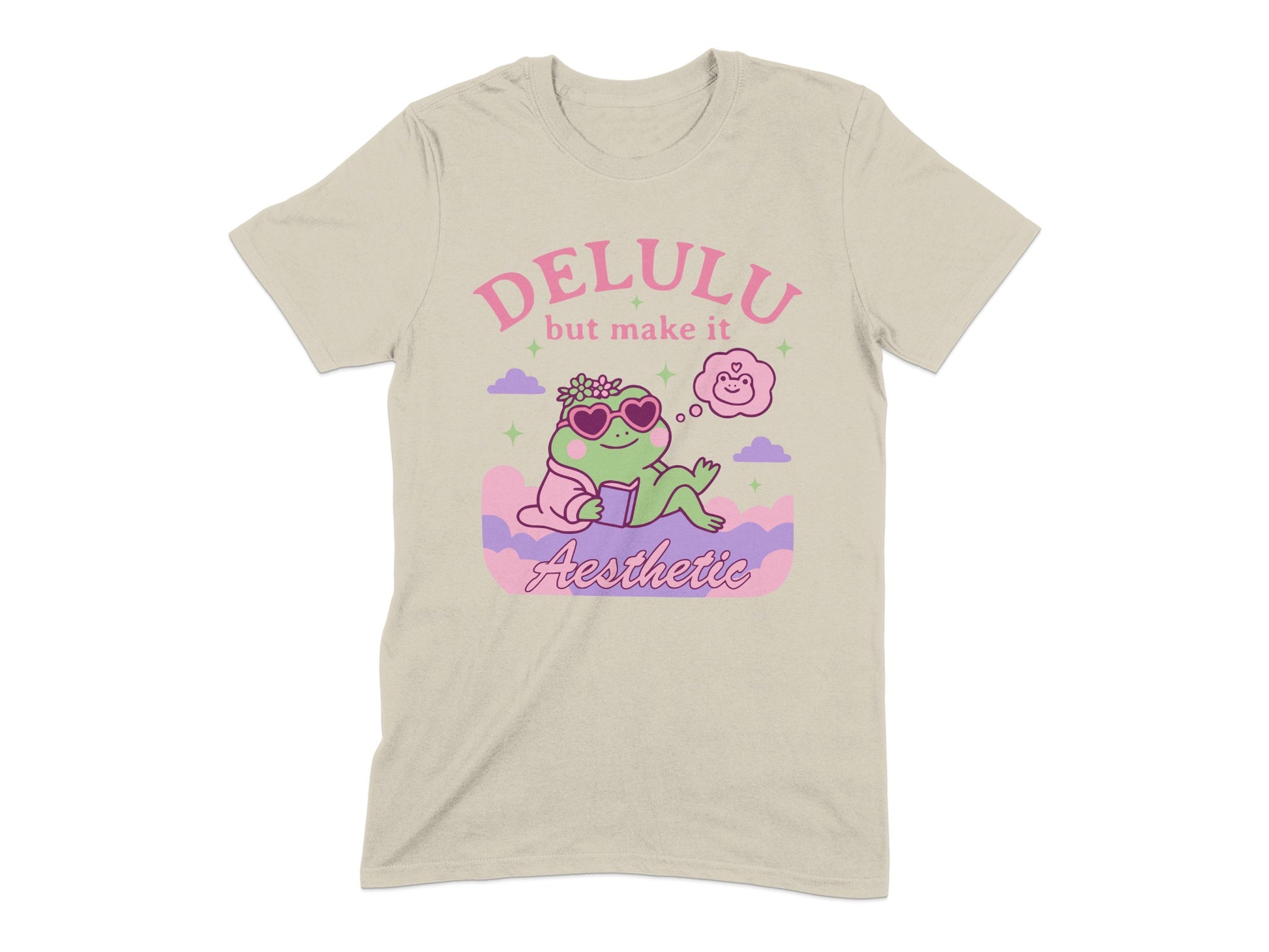 Delulu but make it Aesthetic relaxed fit t-shirt product