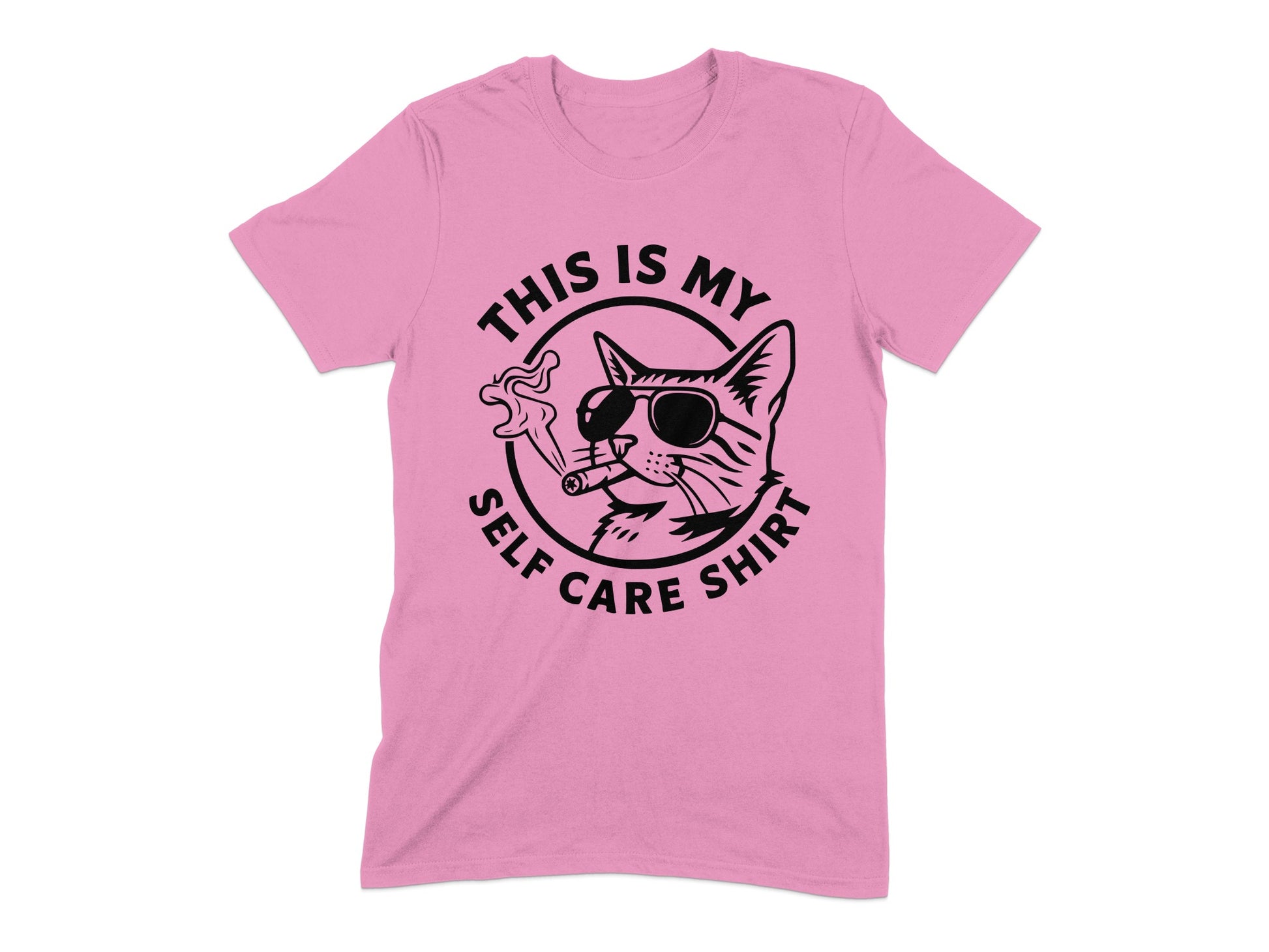 This is My Self Care Shirt Cat Design T-shirt product