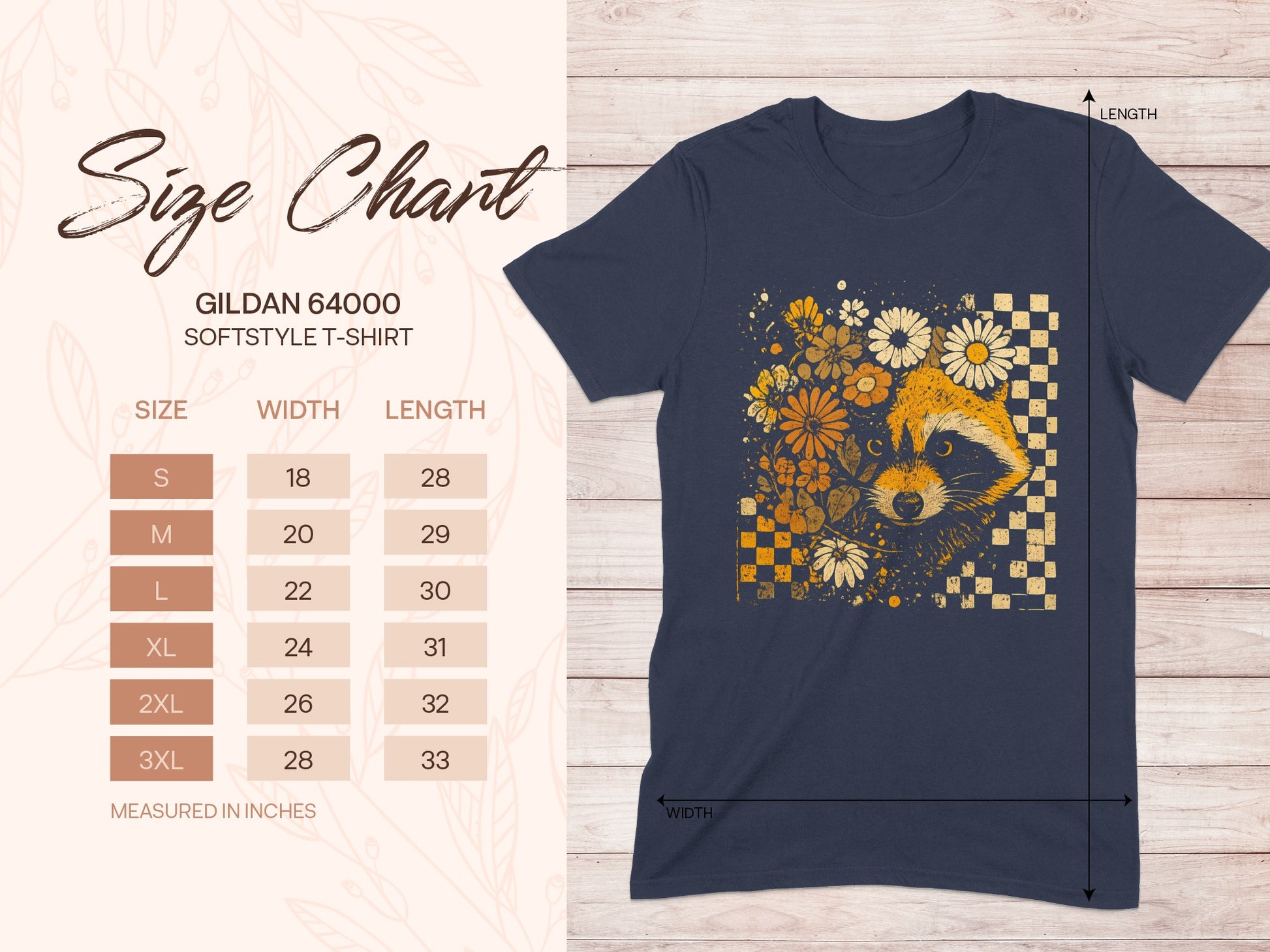 Vintage Raccoon Graphic Tee in Softstyle T-Shirt product