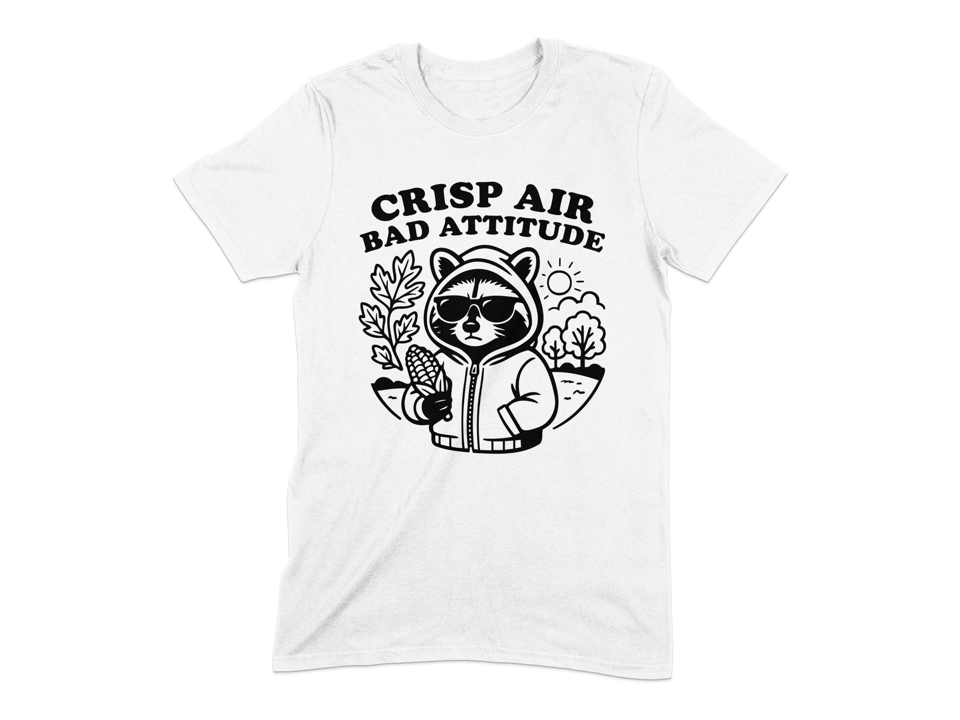 Crisp Air Bad Attitude Graphic Illustration Shirt product type