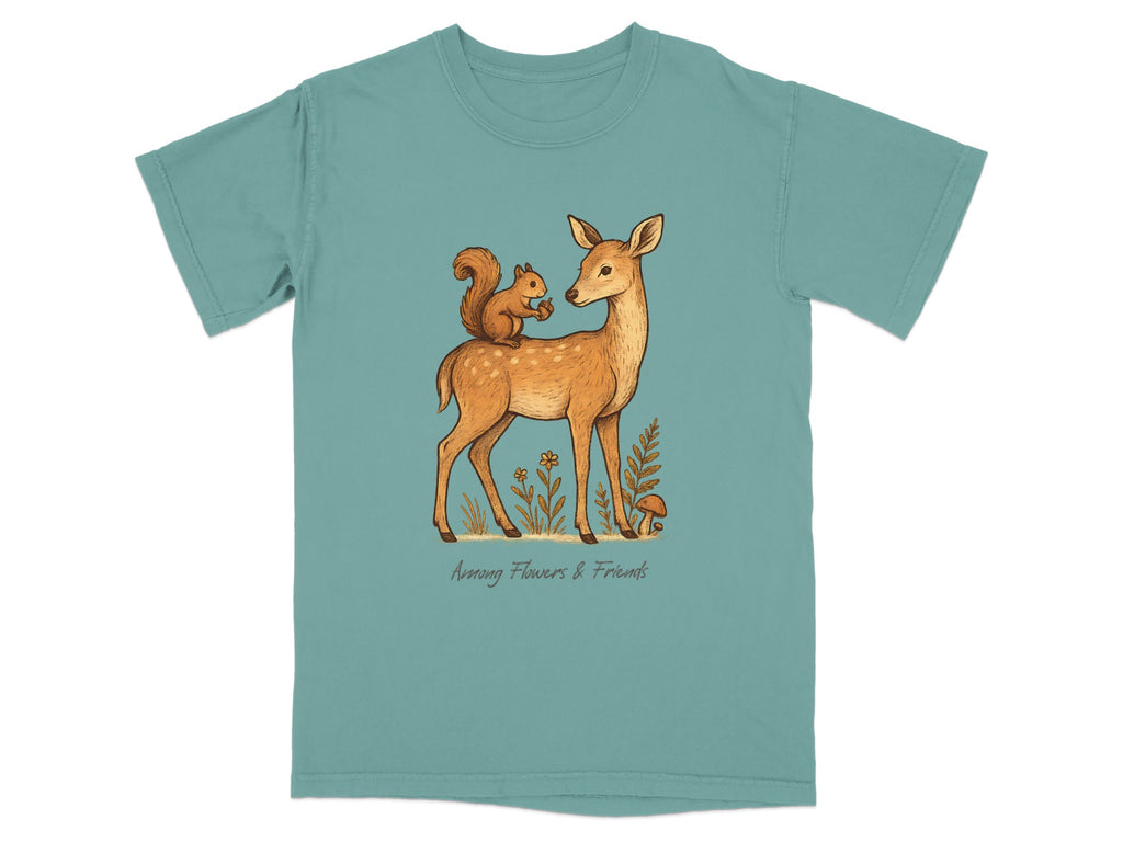 Funny Deer Squirrel Design Graphic Tee product