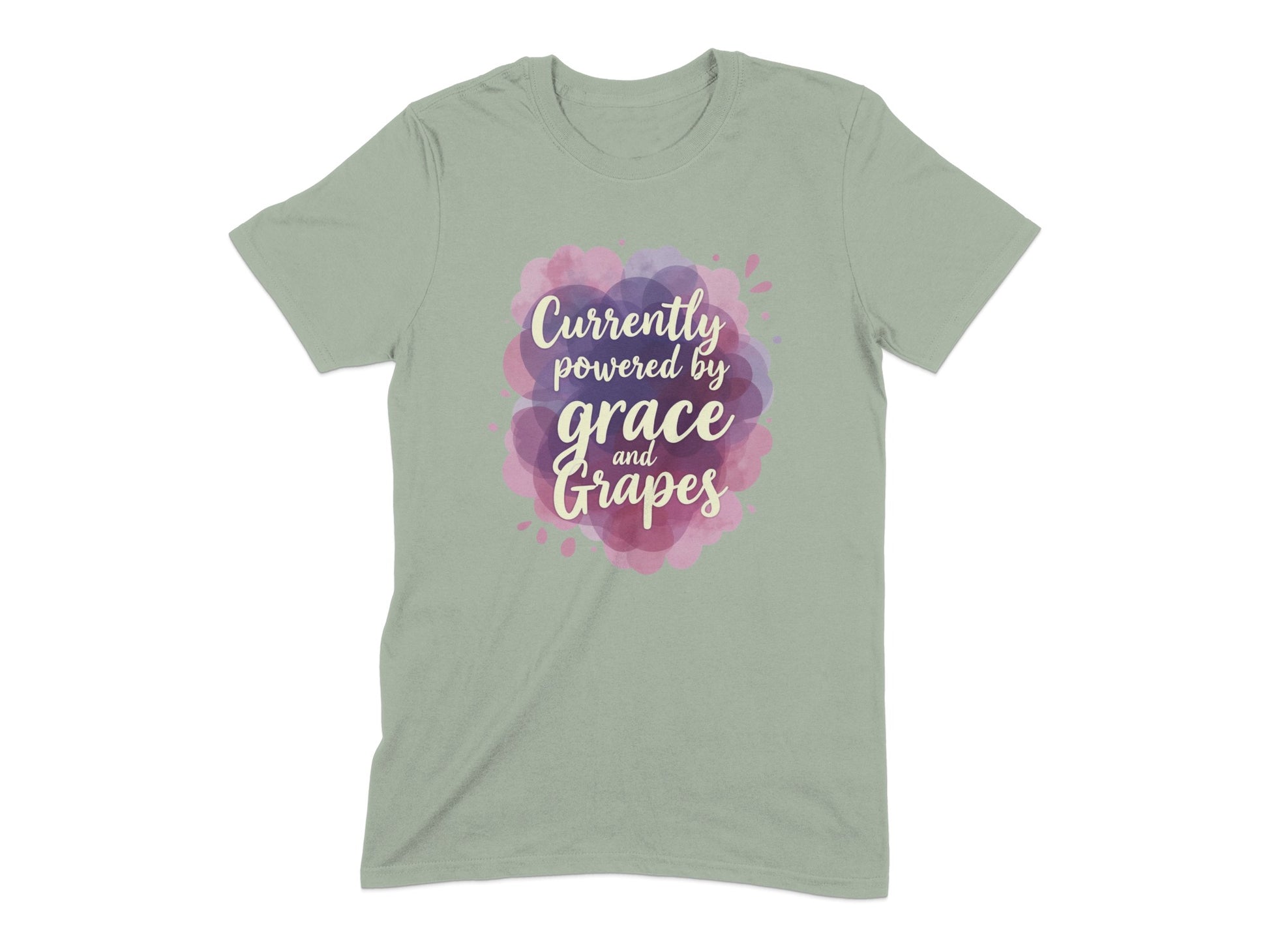 Currently powered by grace and Grapes T-shirt product