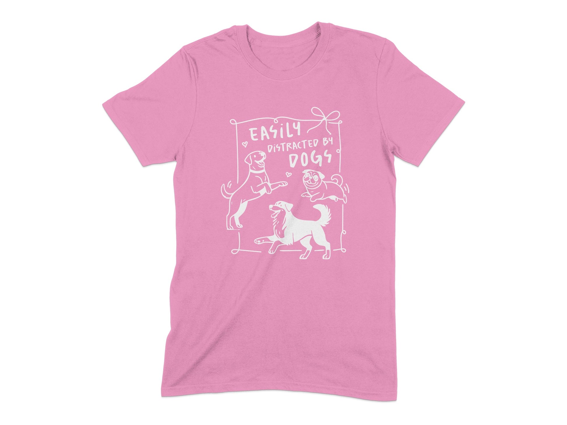 Easily Distracted By Dogs Graphic Tee product type