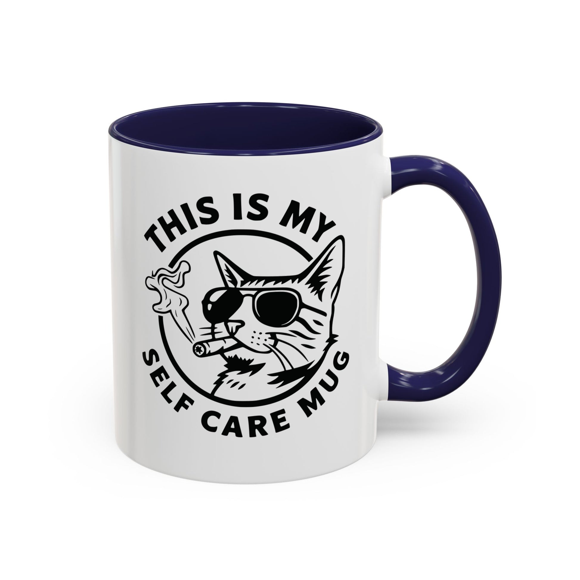 This Is My Self Care Mug — Sarcastic Cat Coffee Mug Ceramic Mug - 11oz & 15oz Coffee Cup