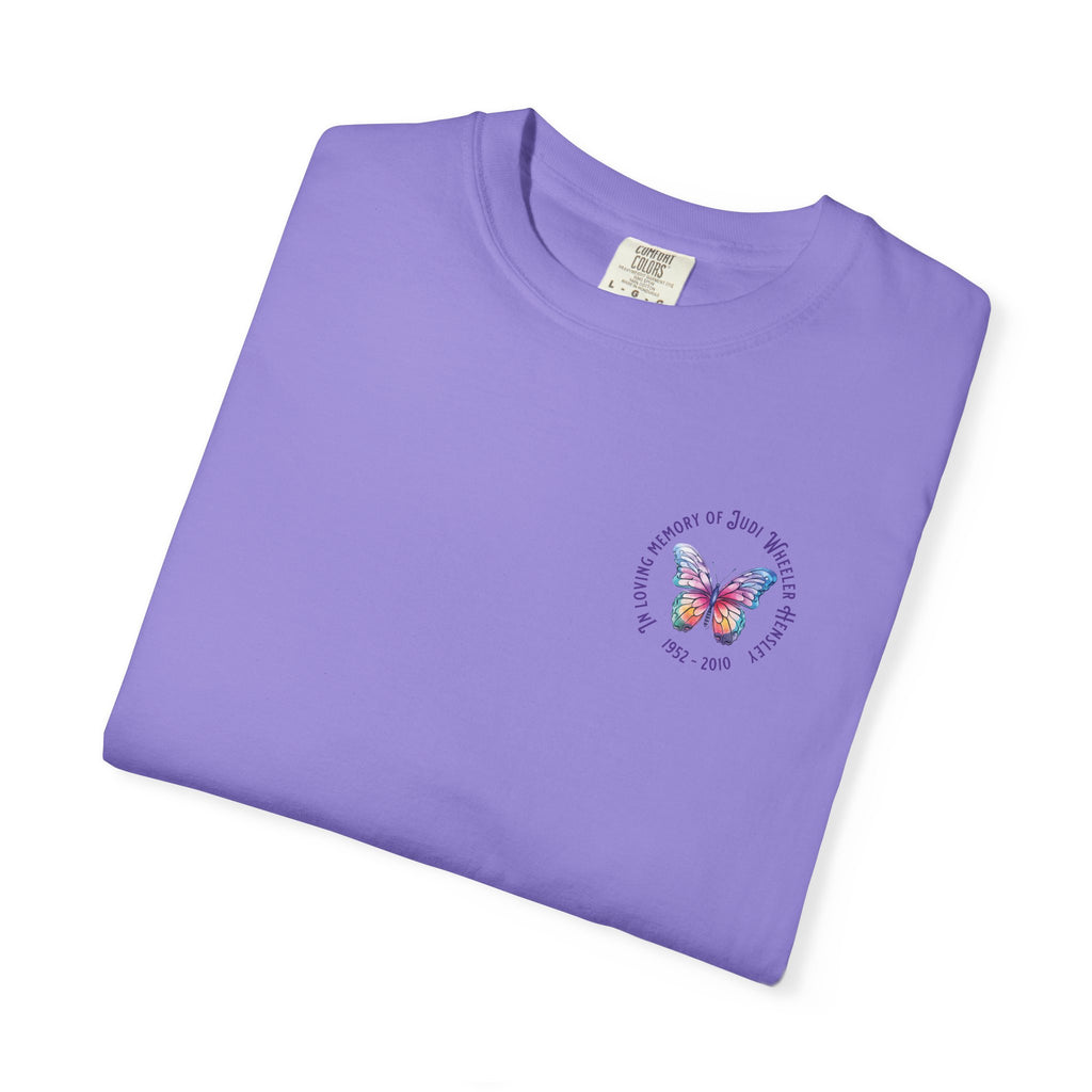 Judi's Butterflies Tribute T-Shirt, Unisex Comfort Colors Tee