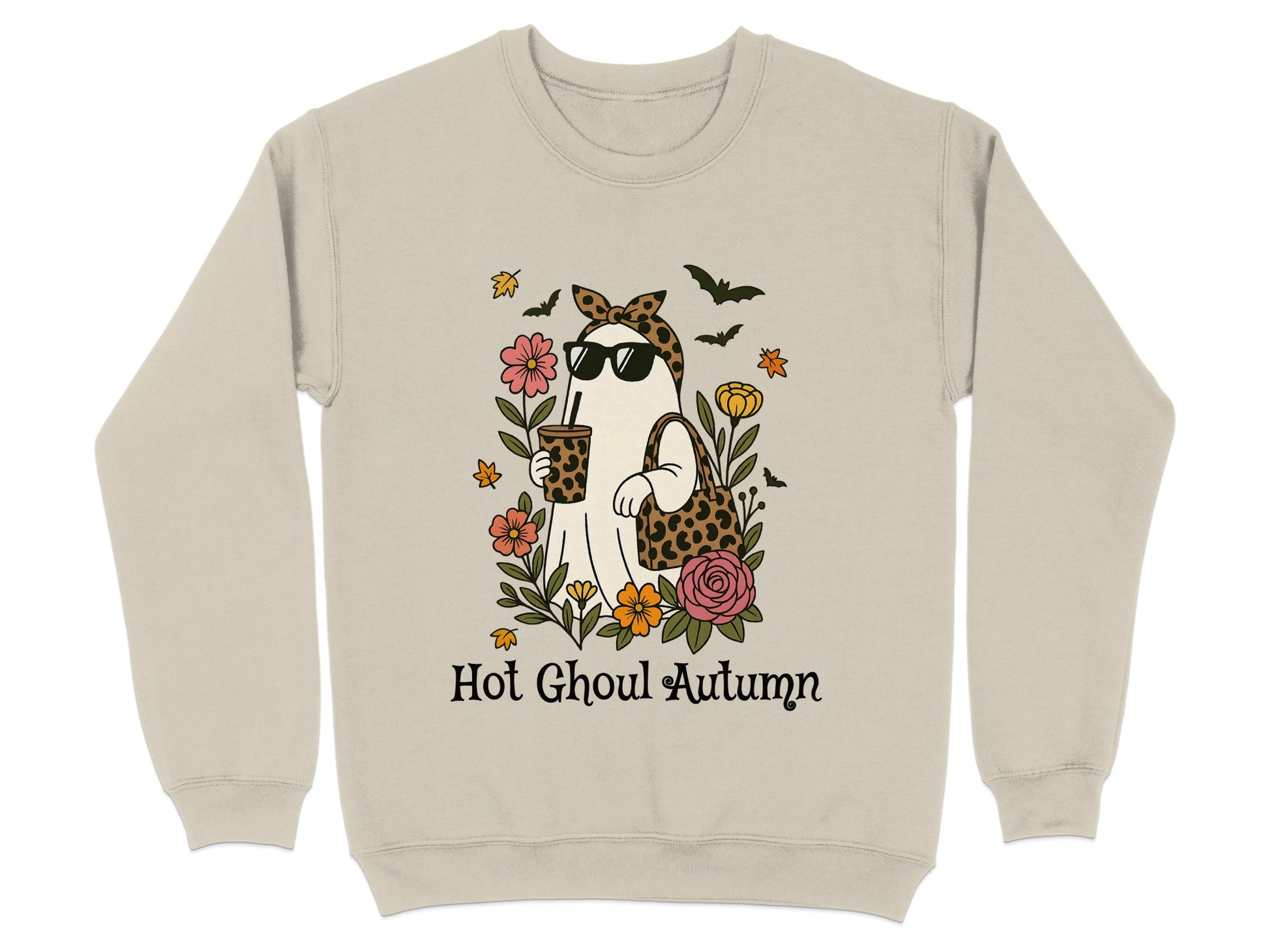 Hot Ghoul Autumn Halloween Themed Sweatshirt product