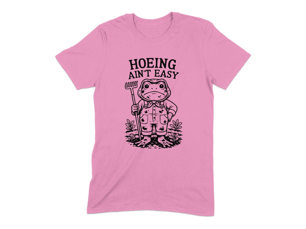 Hoeing Ain't Easy Frog Graphic T-Shirt product type