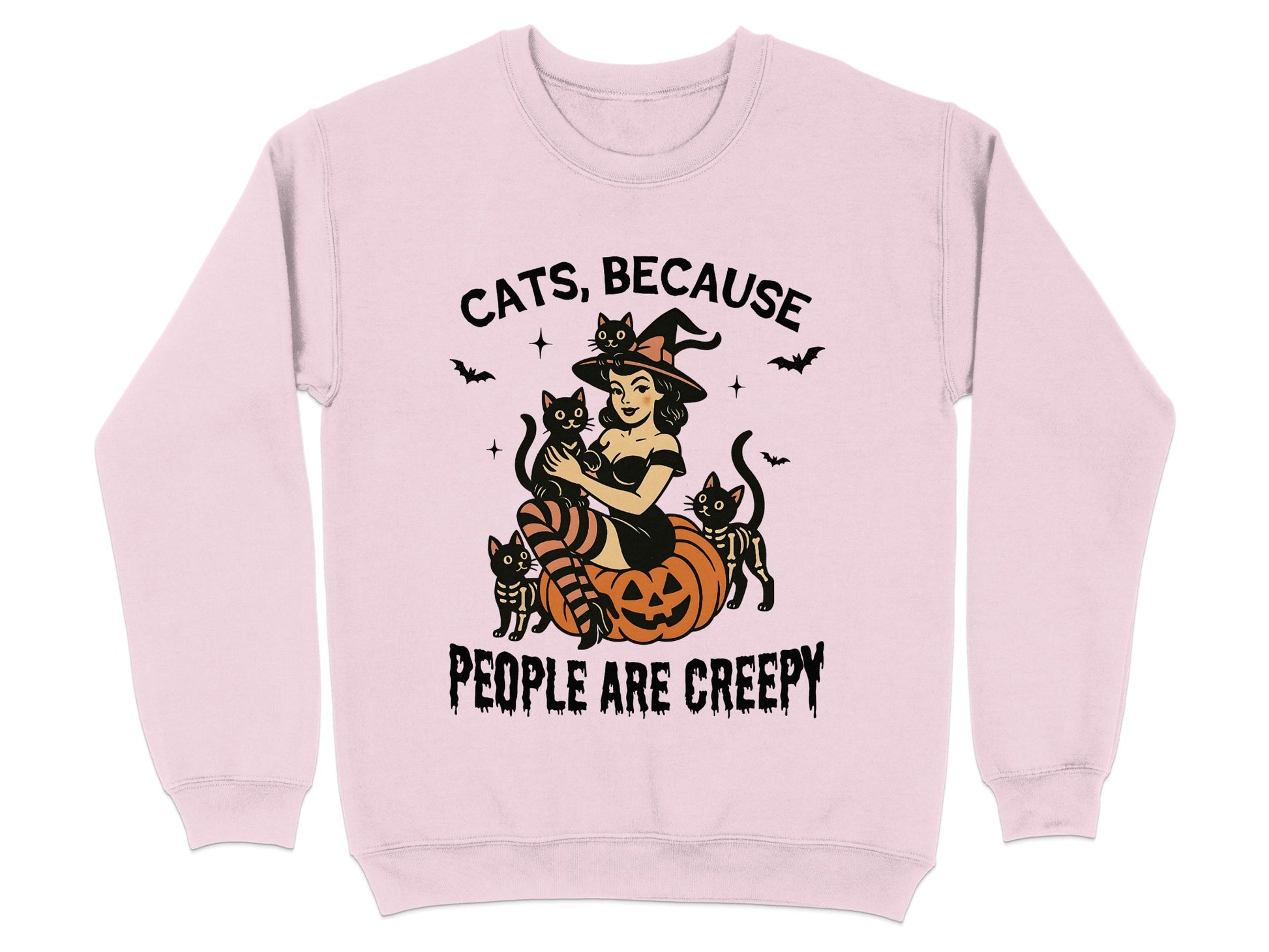 Cats Because People Are Creepy Sweatshirt product