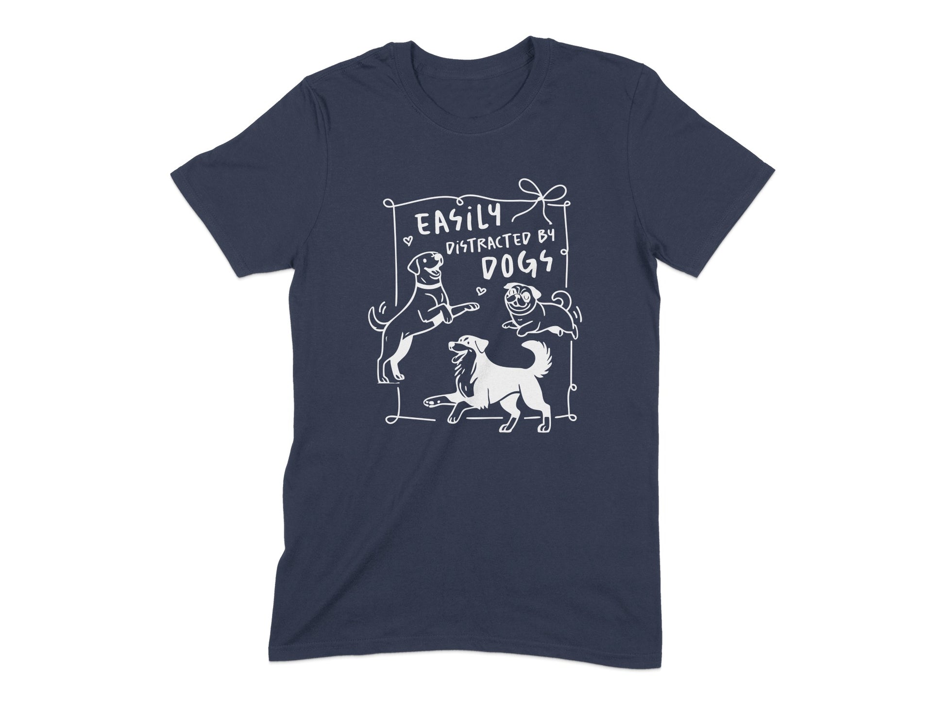 Easily Distracted by Dogs Graphic T-shirt product