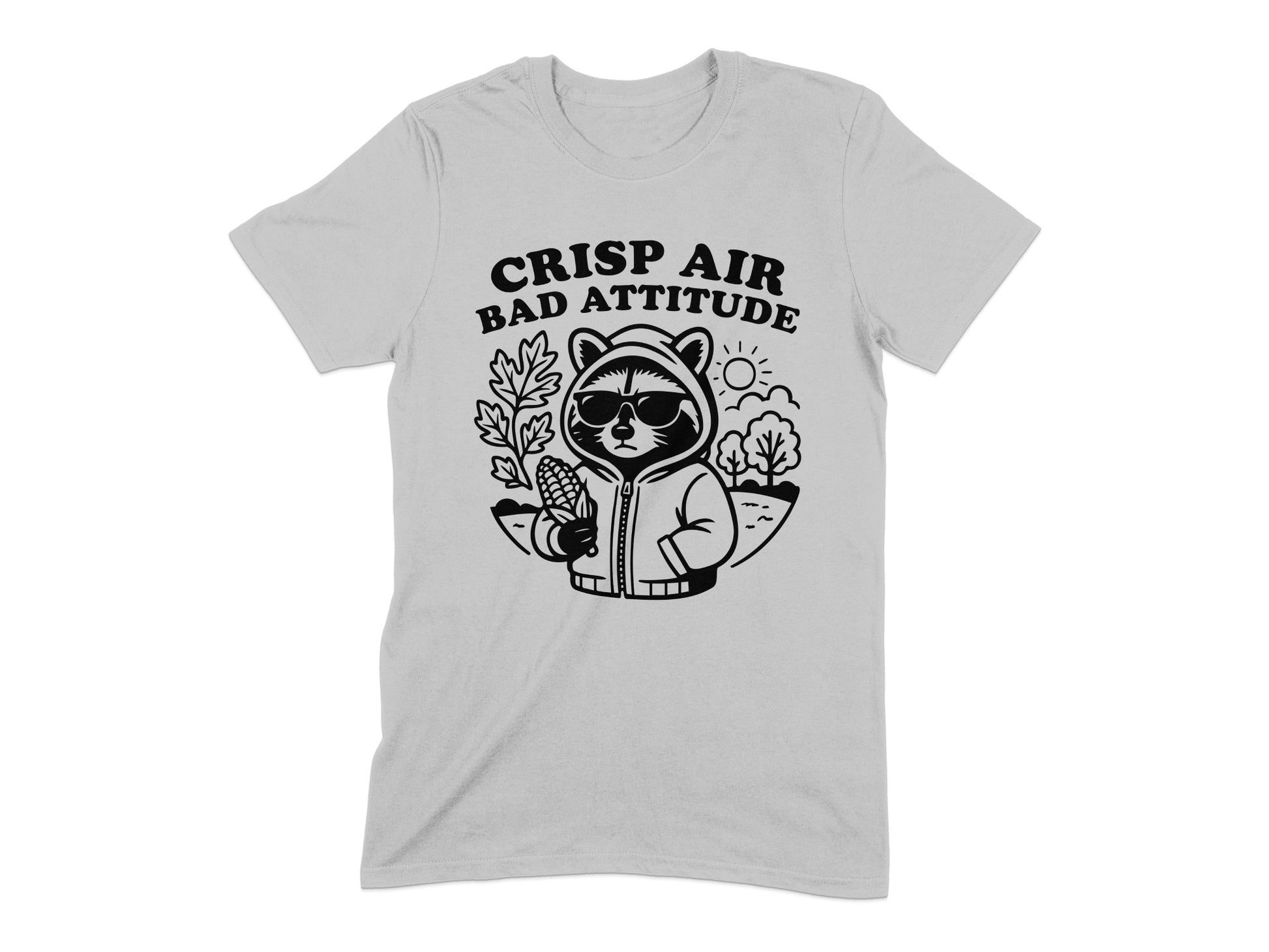 Crisp Air Bad Attitude Raccoon Graphic T-Shirt product type