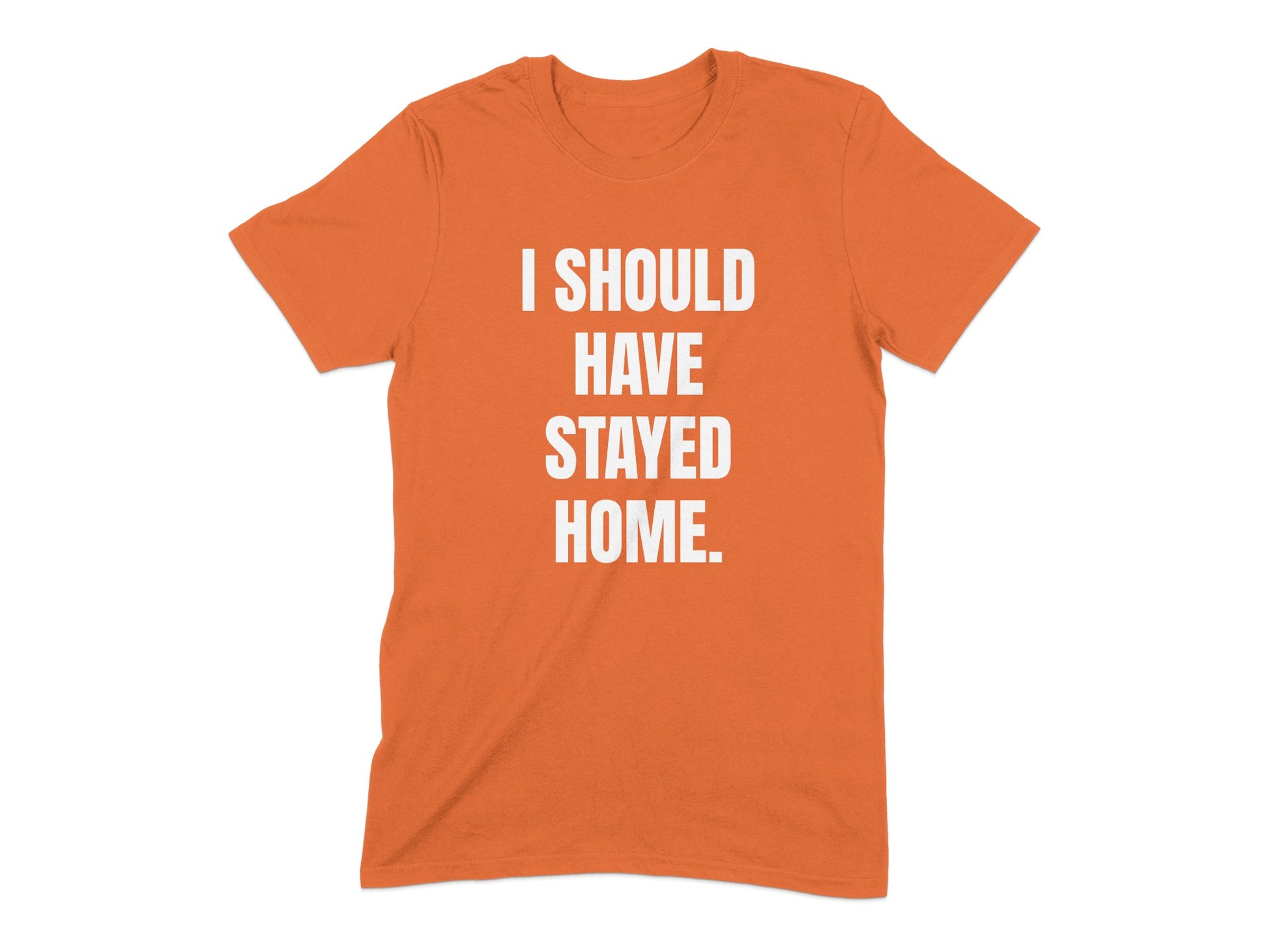 I Should Have Stayed Home Statement T-shirt product