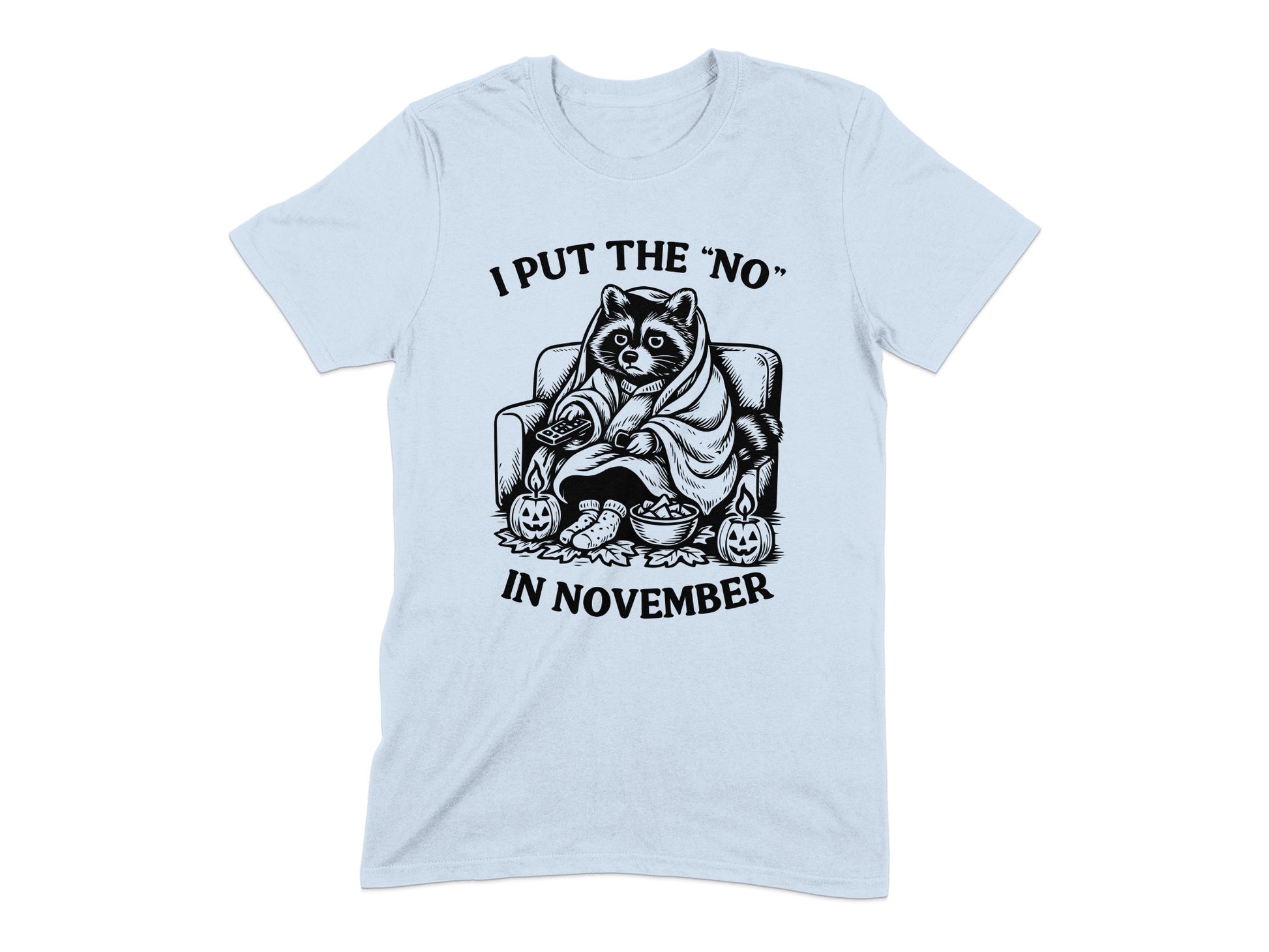 I Put the No in November Humorous Animal T-Shirt Product