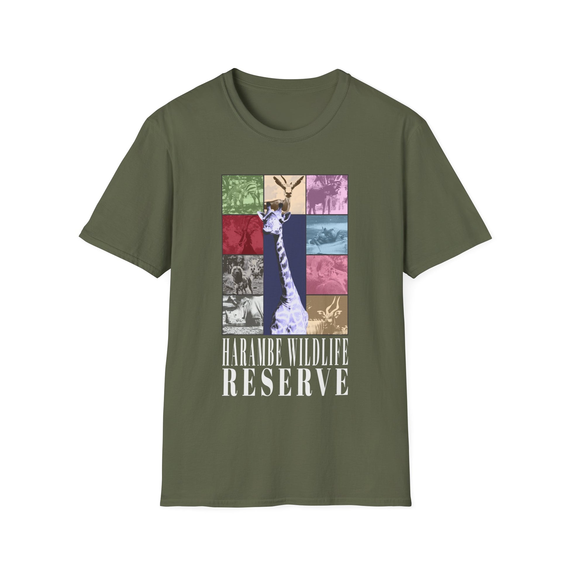 Animal Kingdom WDW Harambe Wildlife Reserve Swift Era Style Unisex Softstyle T-Shirt