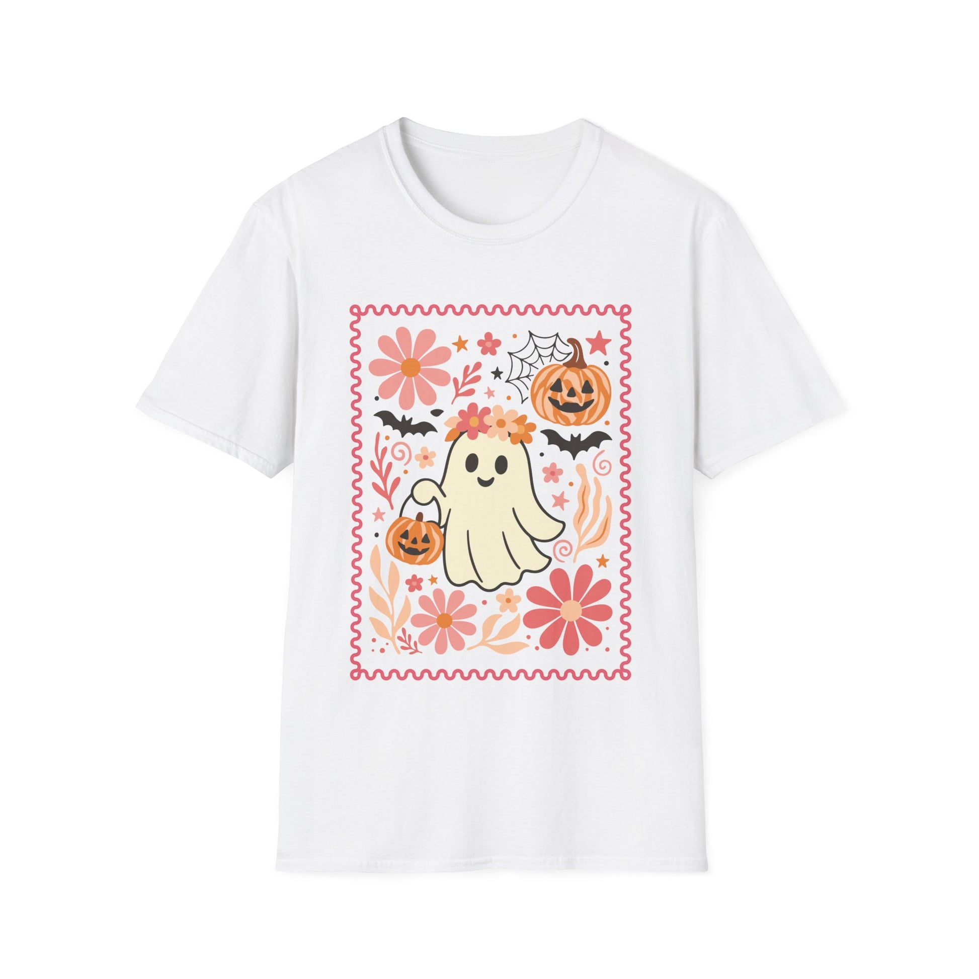 Cute Halloween Pumpkin T-Shirt, Autumn Design XS-5X