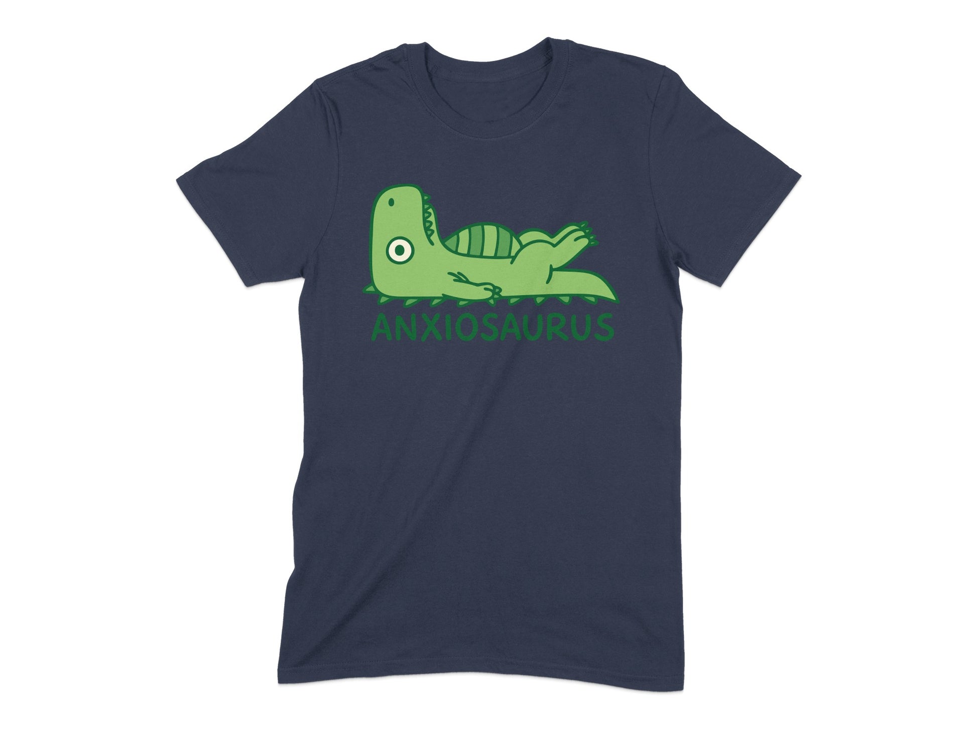 Anxiosaurus Dinosaur Print Graphic T Shirt product type