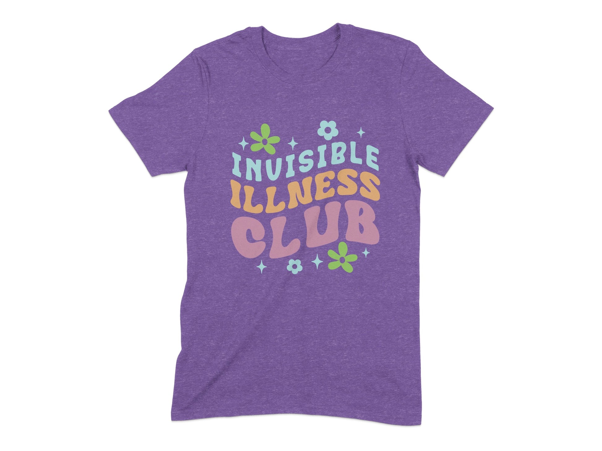 Invisible Illness Club Purple Graphic T-Shirt product