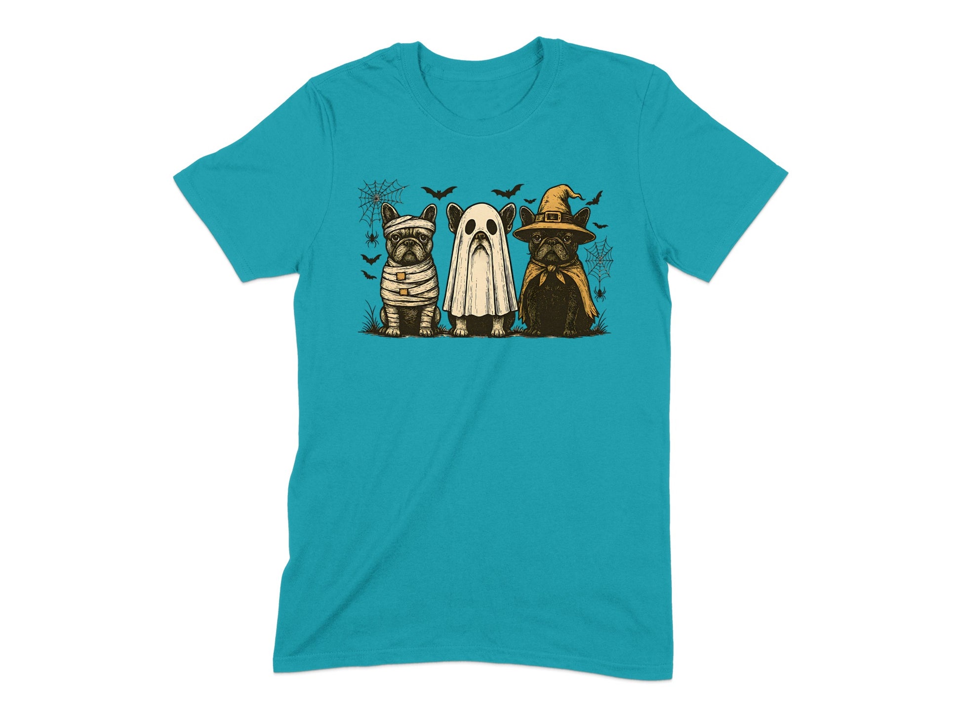 Spooky Dogs Halloween Themed Graphic Tee Shirt product type