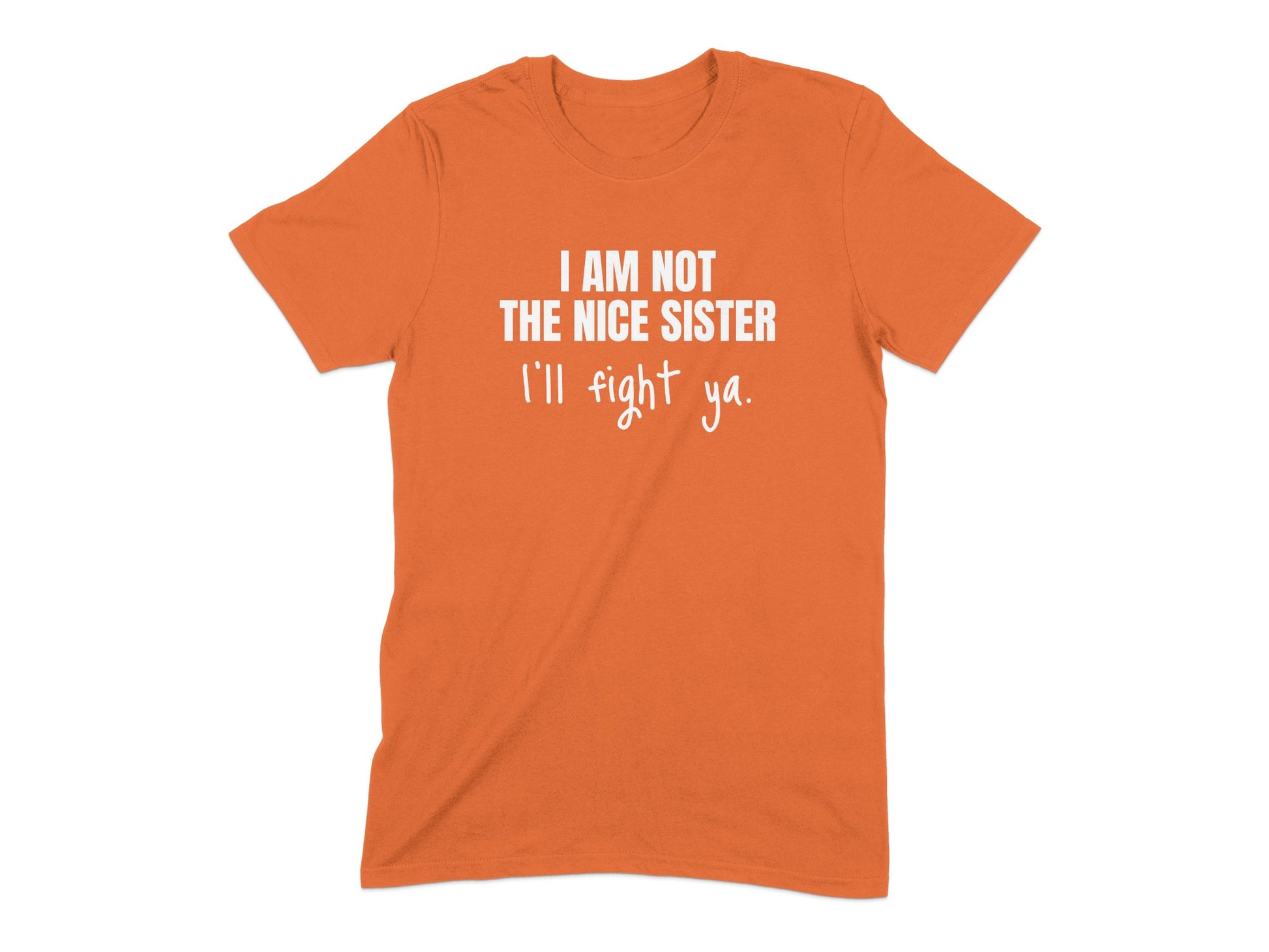 I Am Not The Nice Sister I'll Fight Ya T-shirt product