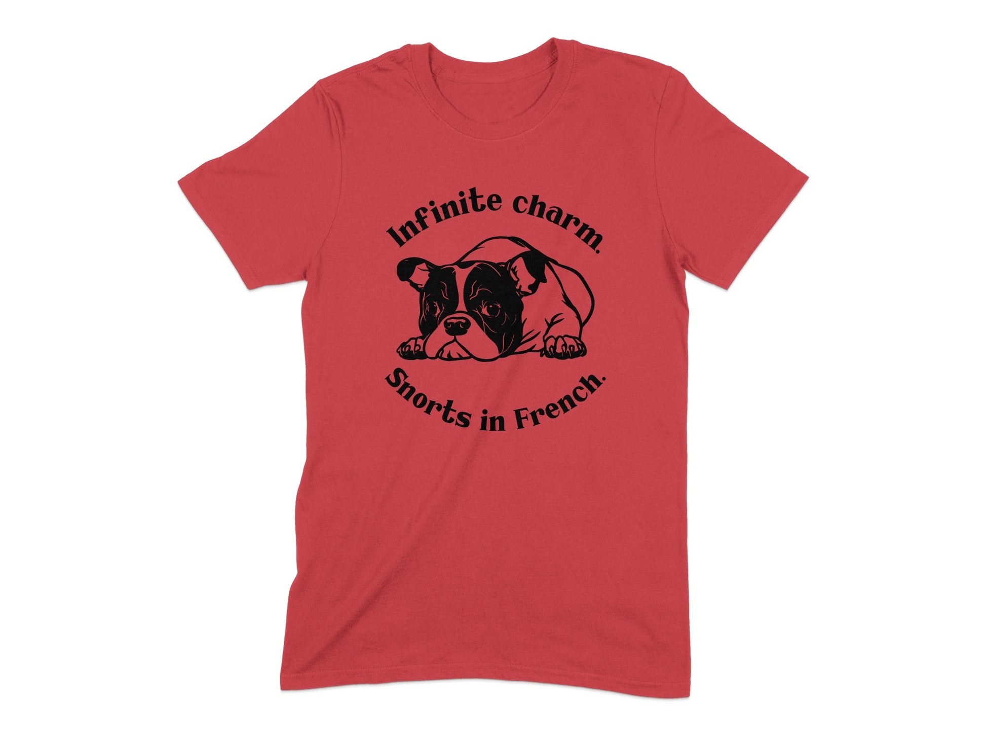 Infinite Charm Snorts In French T-shirt product type