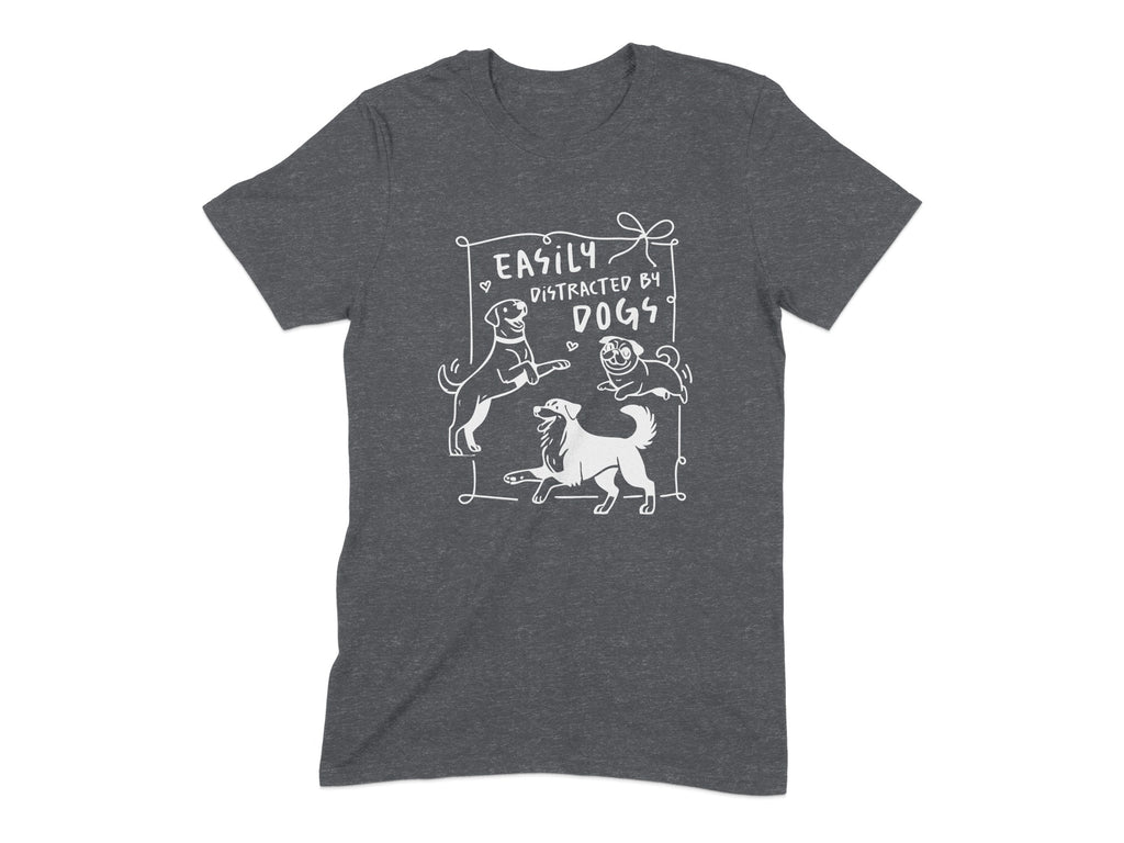 Easily Distracted By Dogs Graphic T-Shirt product type