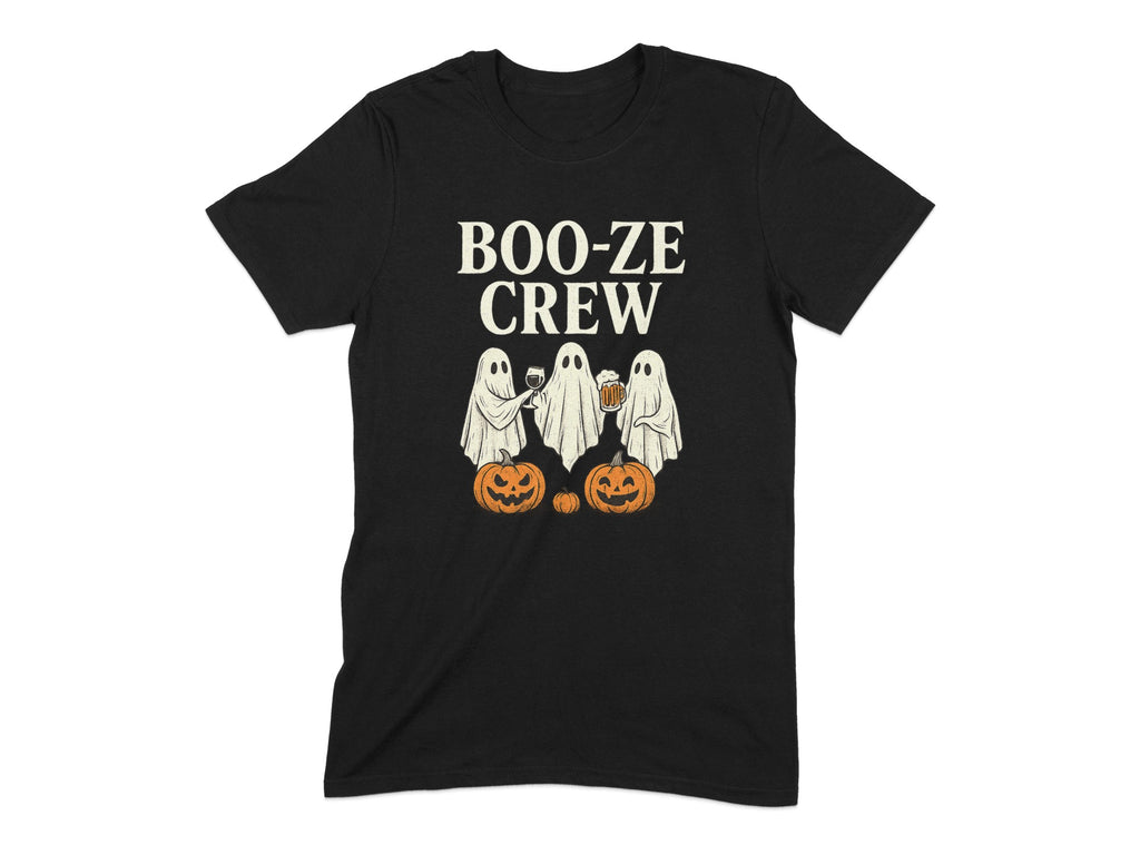 Boo-Ze Crew Ghosts with Pumpkins Halloween t-shirt